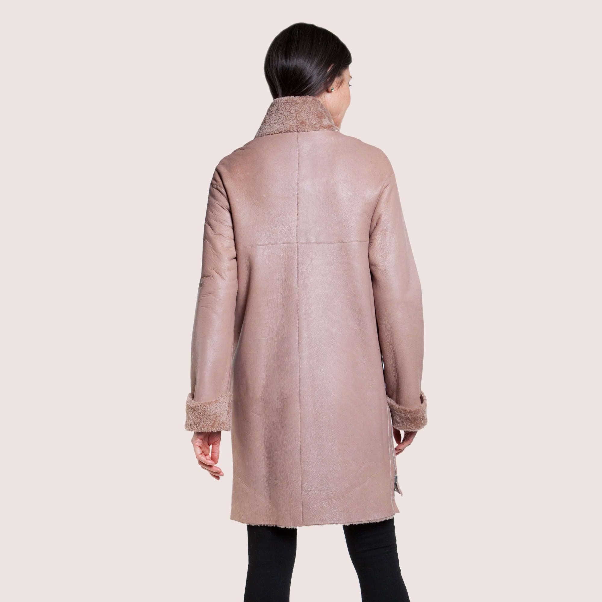 Trinity Reversible Shearling Coat