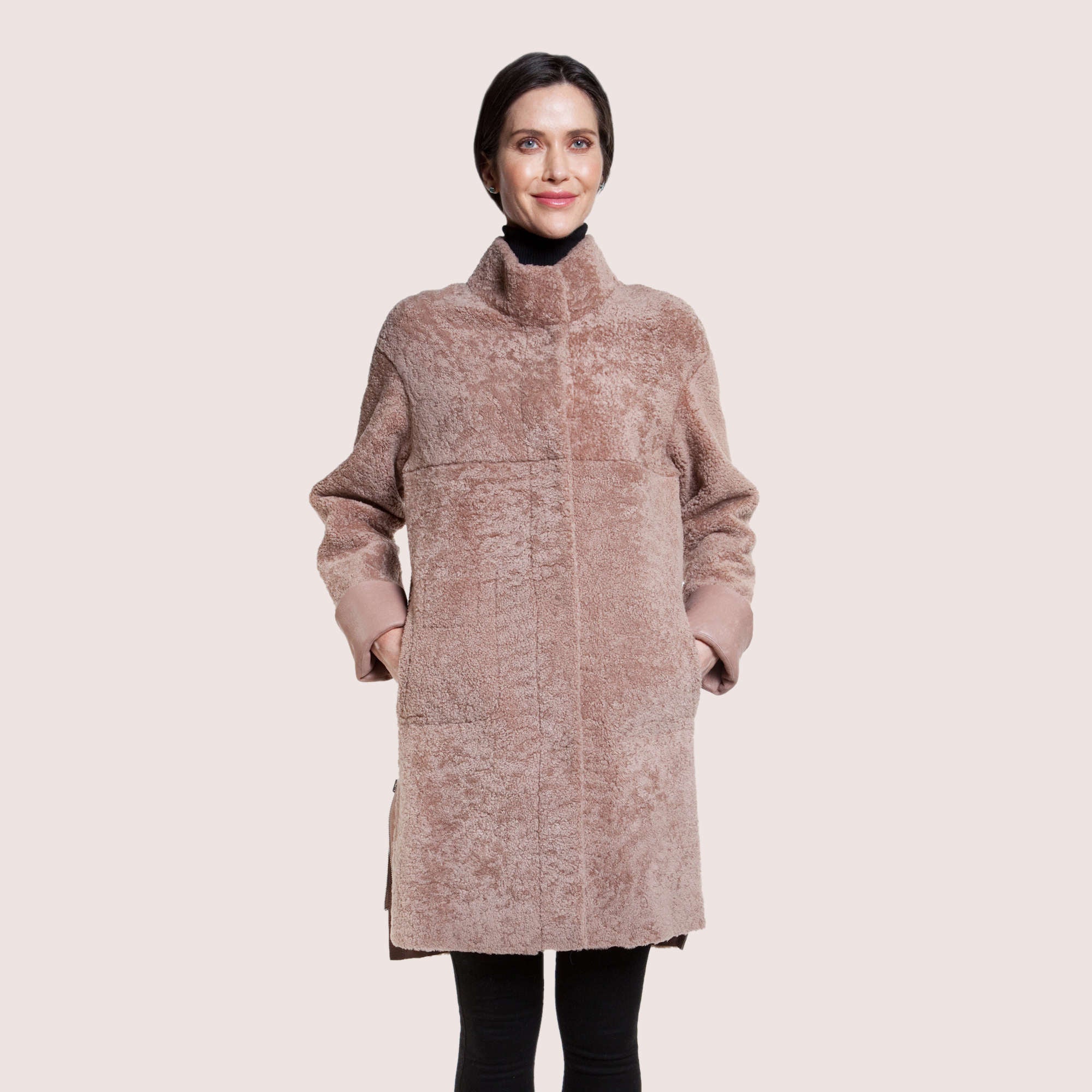 Trinity Reversible Shearling Coat