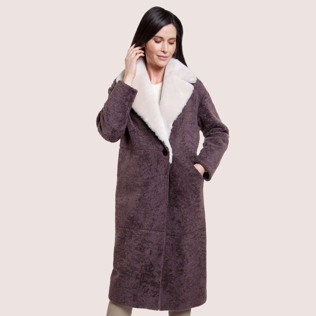 Elise Shearling Coat