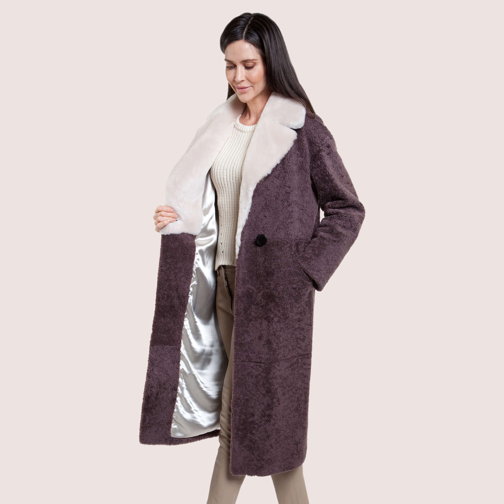 Elise Shearling Coat