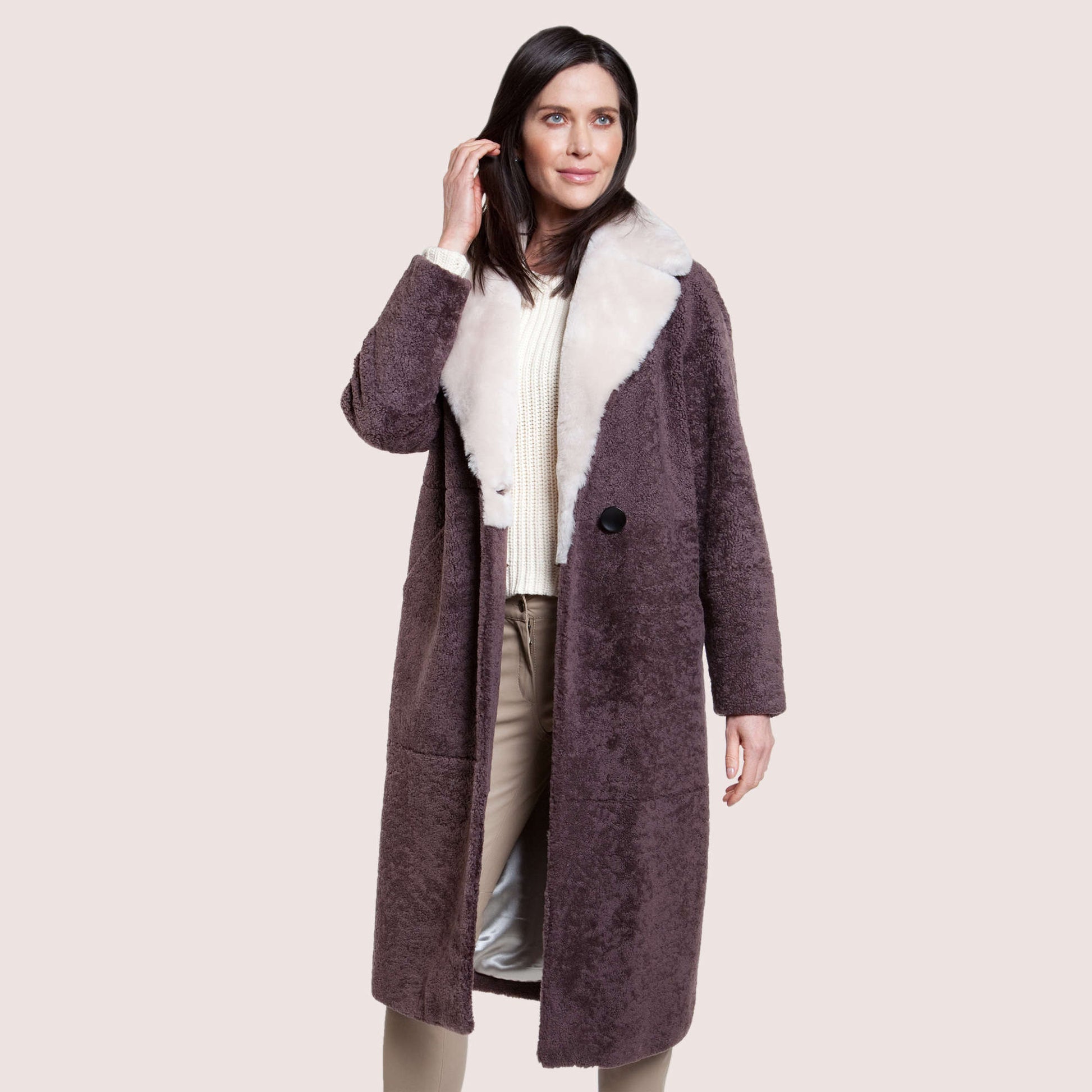Elise Shearling Coat