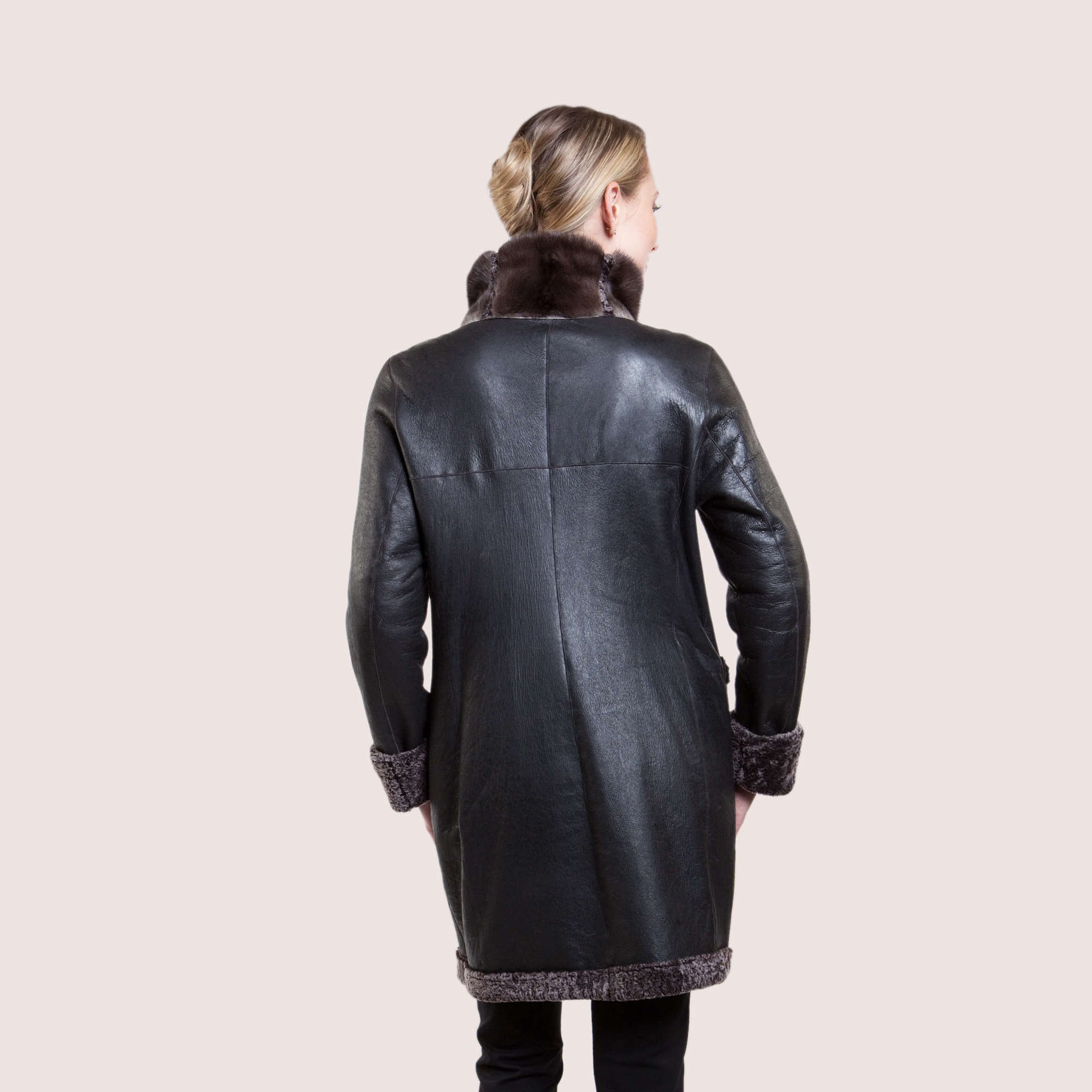 Mia Reversible Shearling Coat