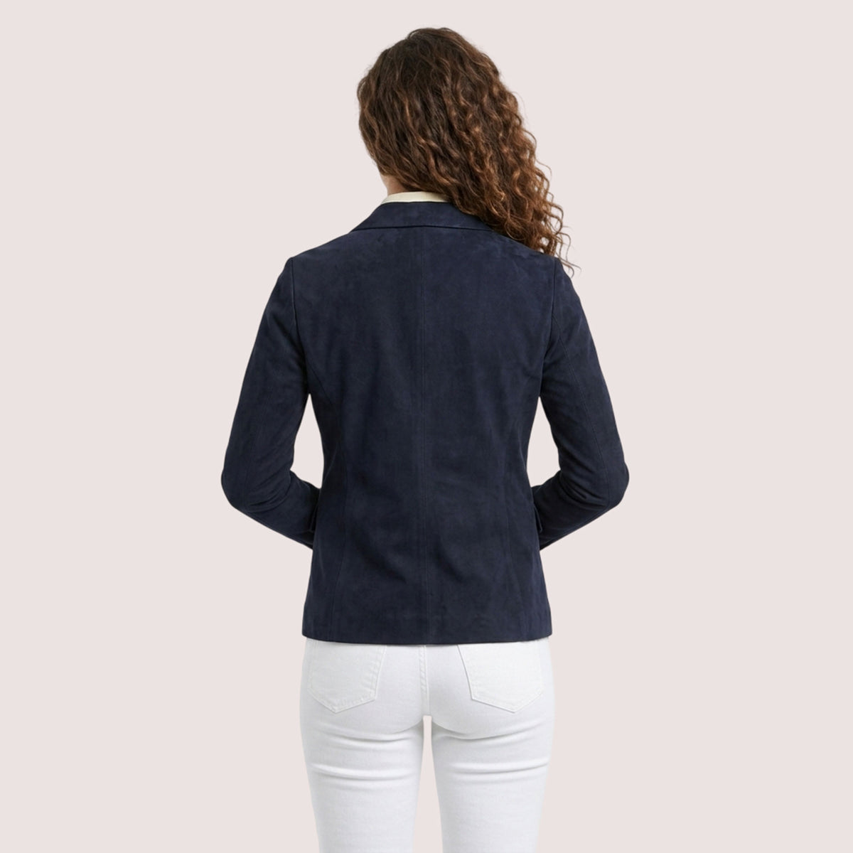 Harlow Goat Suede Blazer-3