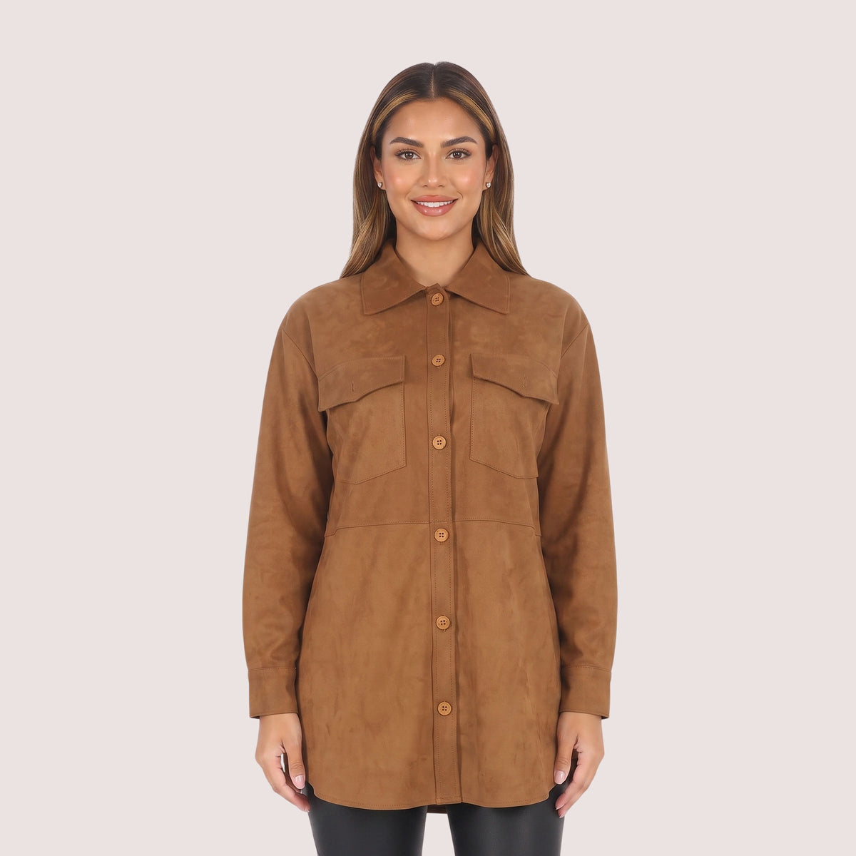 Clementine Goat Suede Jacket