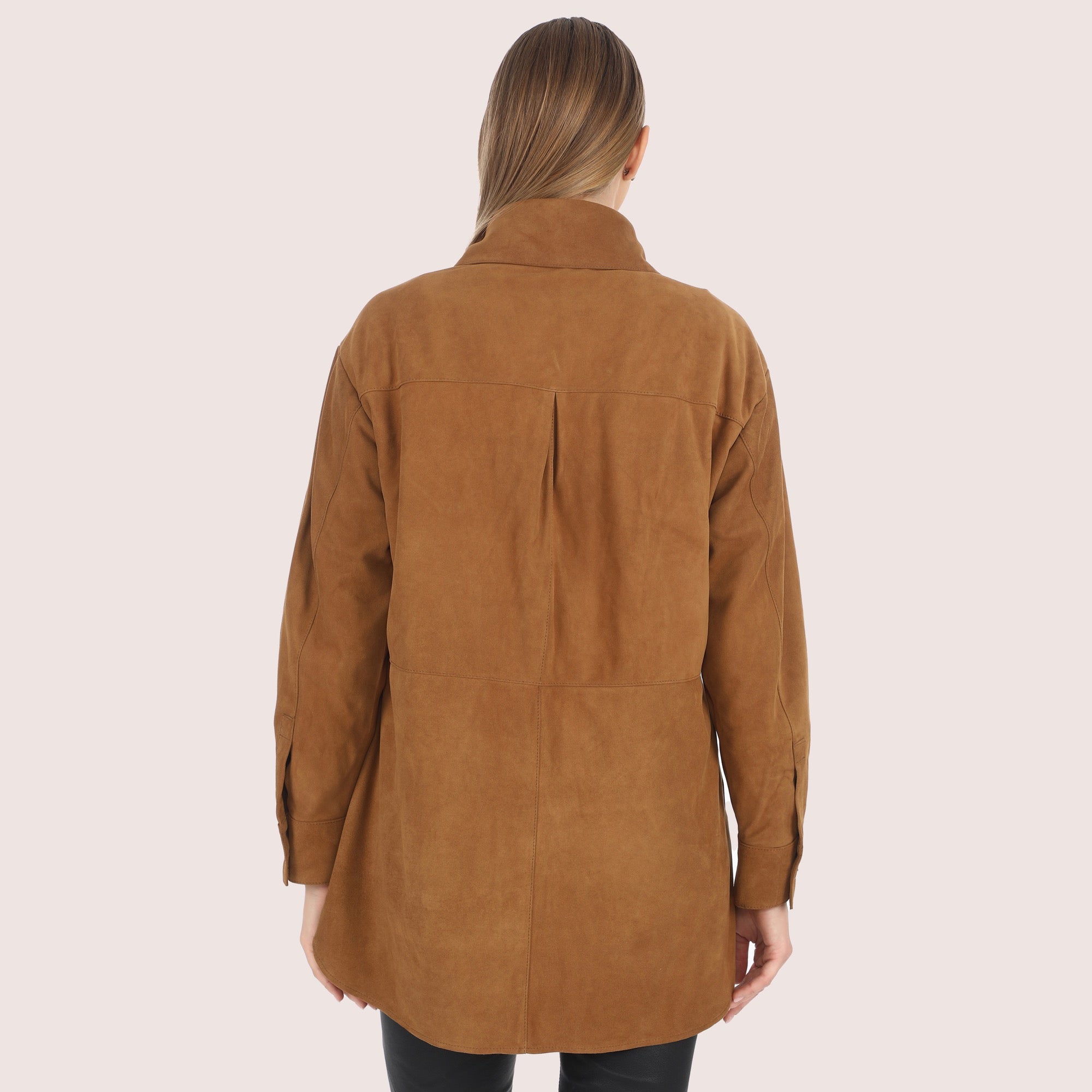Clementine Goat Suede Jacket-4