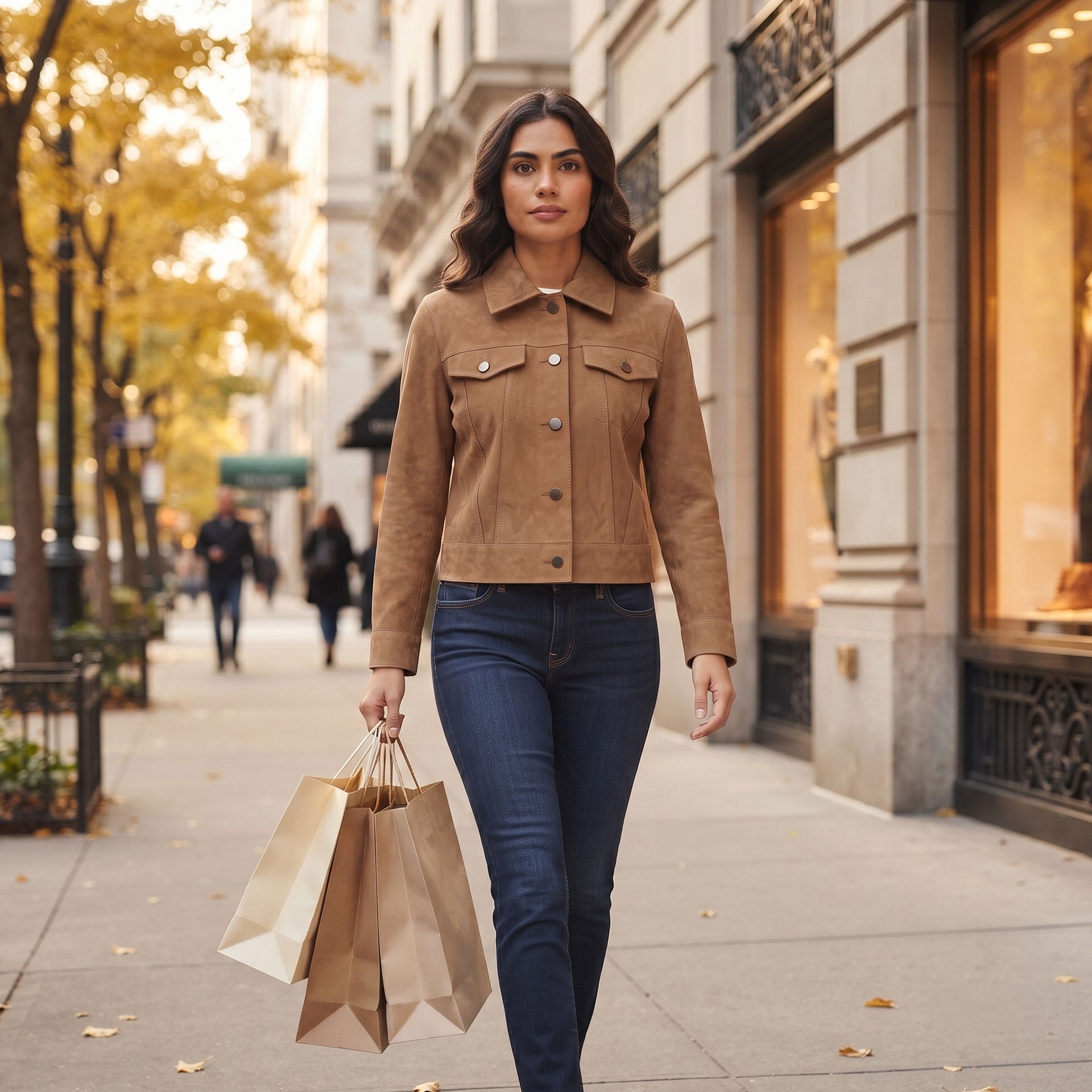 Colette Goat Suede Jacket-4