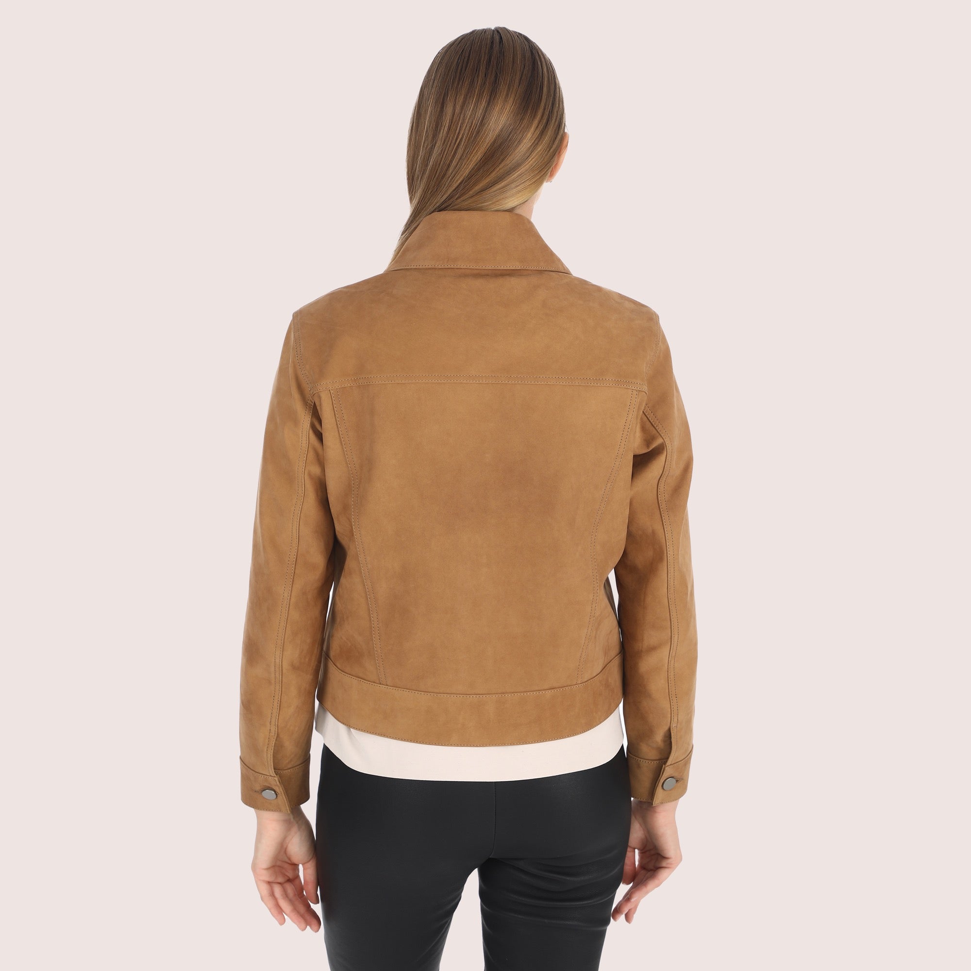Colette Goat Suede Jacket-5