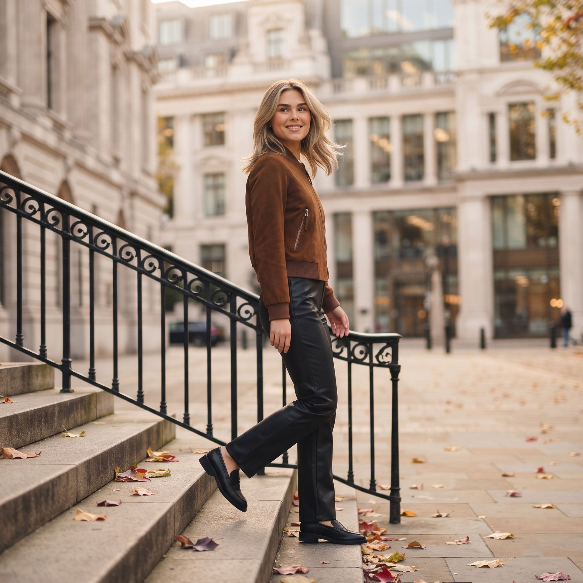 Deborah Goat Suede Jacket-4