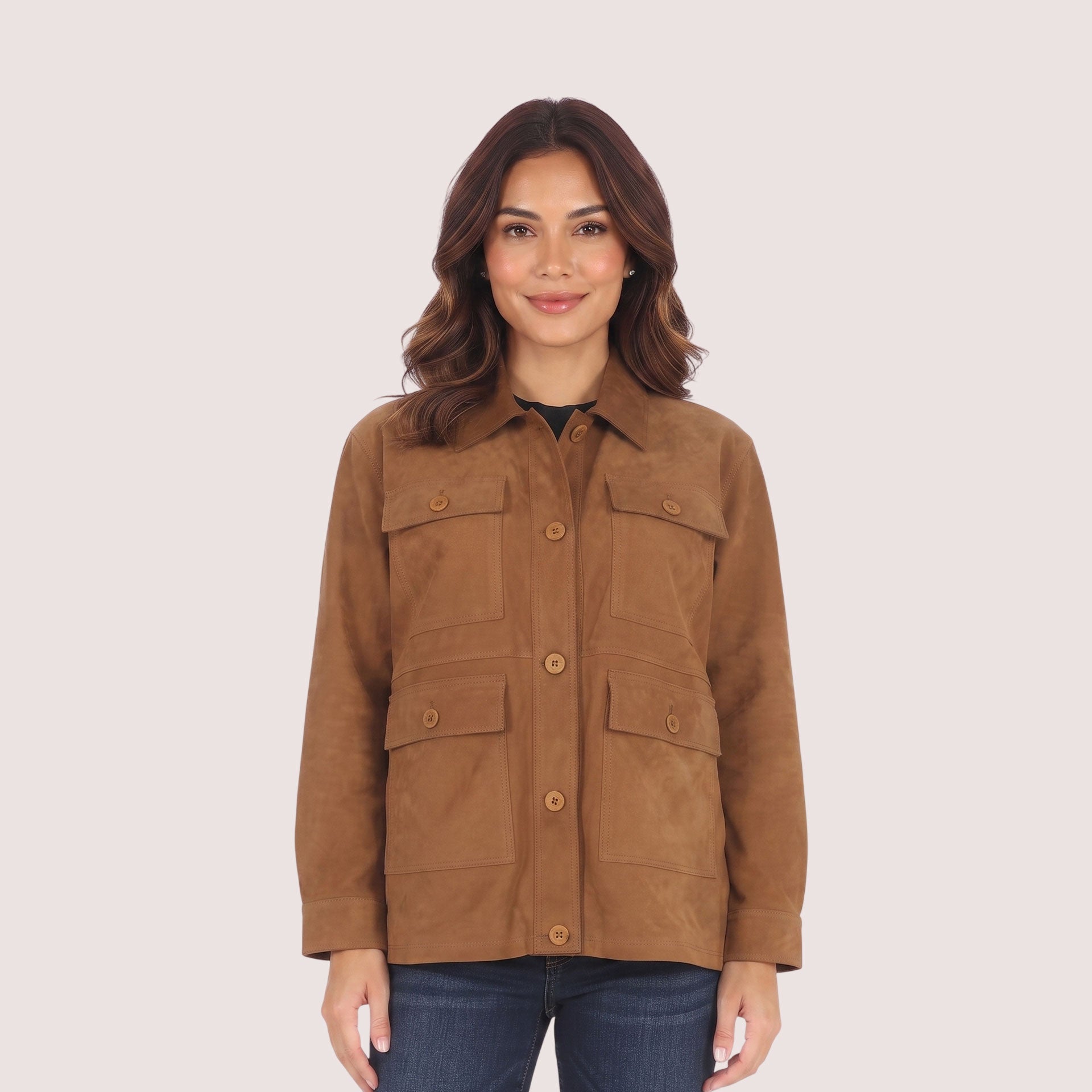 Delilah Goat Suede Jacket
