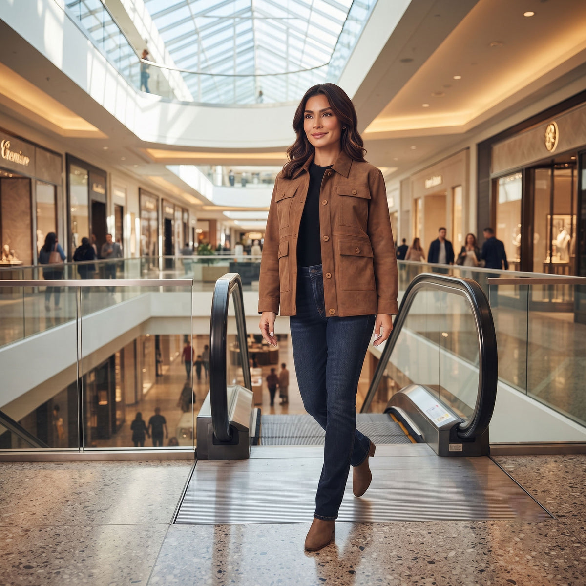 Delilah Goat Suede Jacket-4