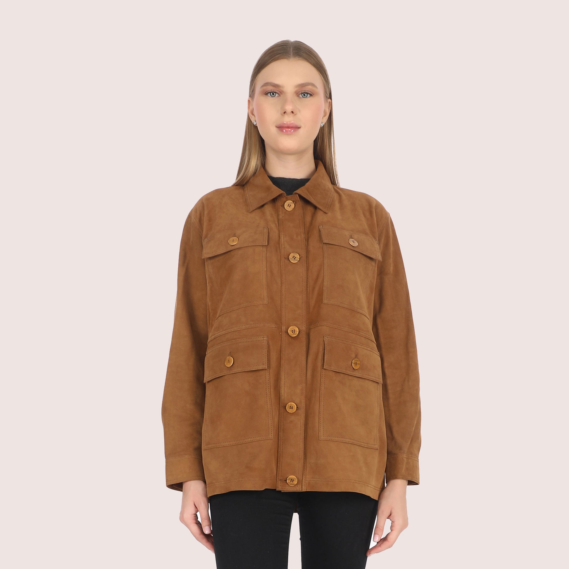 Delilah Goat Suede Jacket