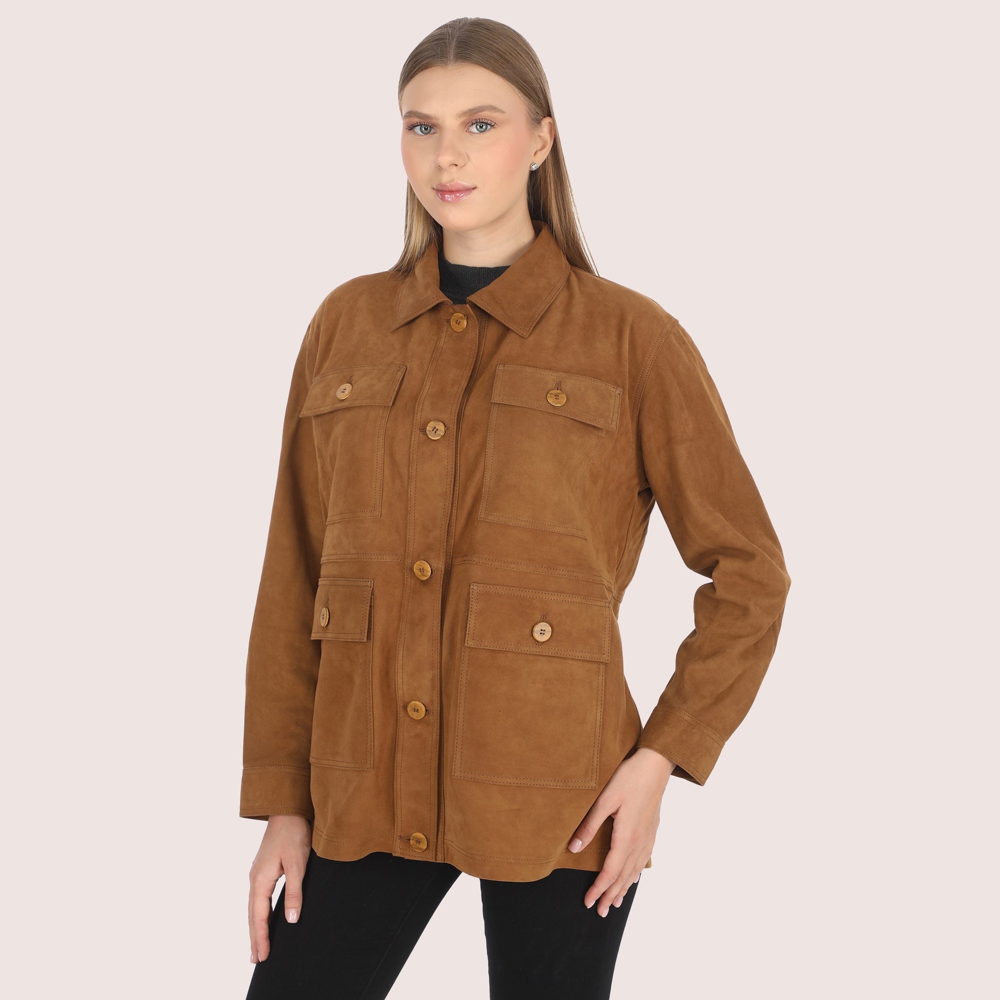 Delilah Goat Suede Jacket
