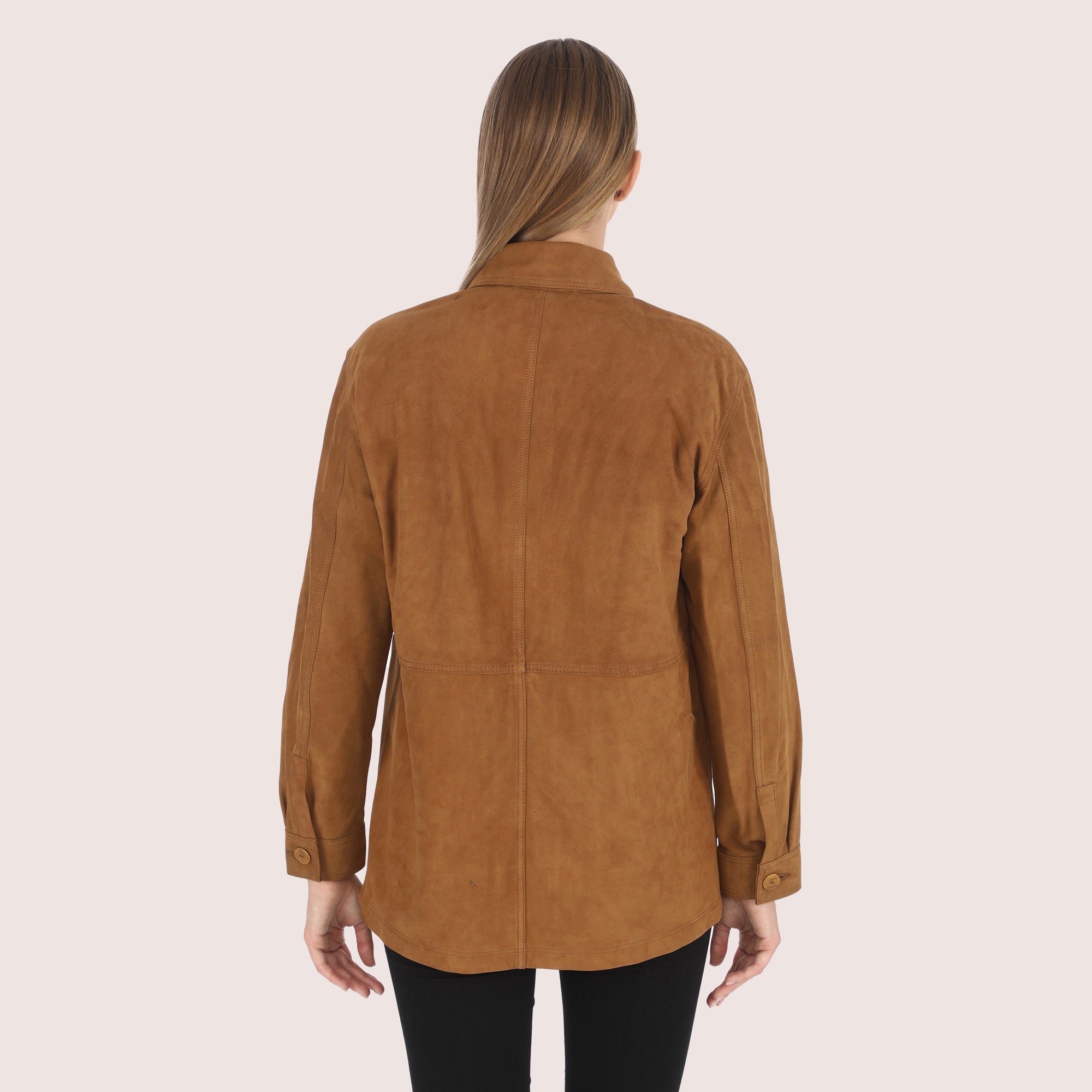 Delilah Goat Suede Jacket-3