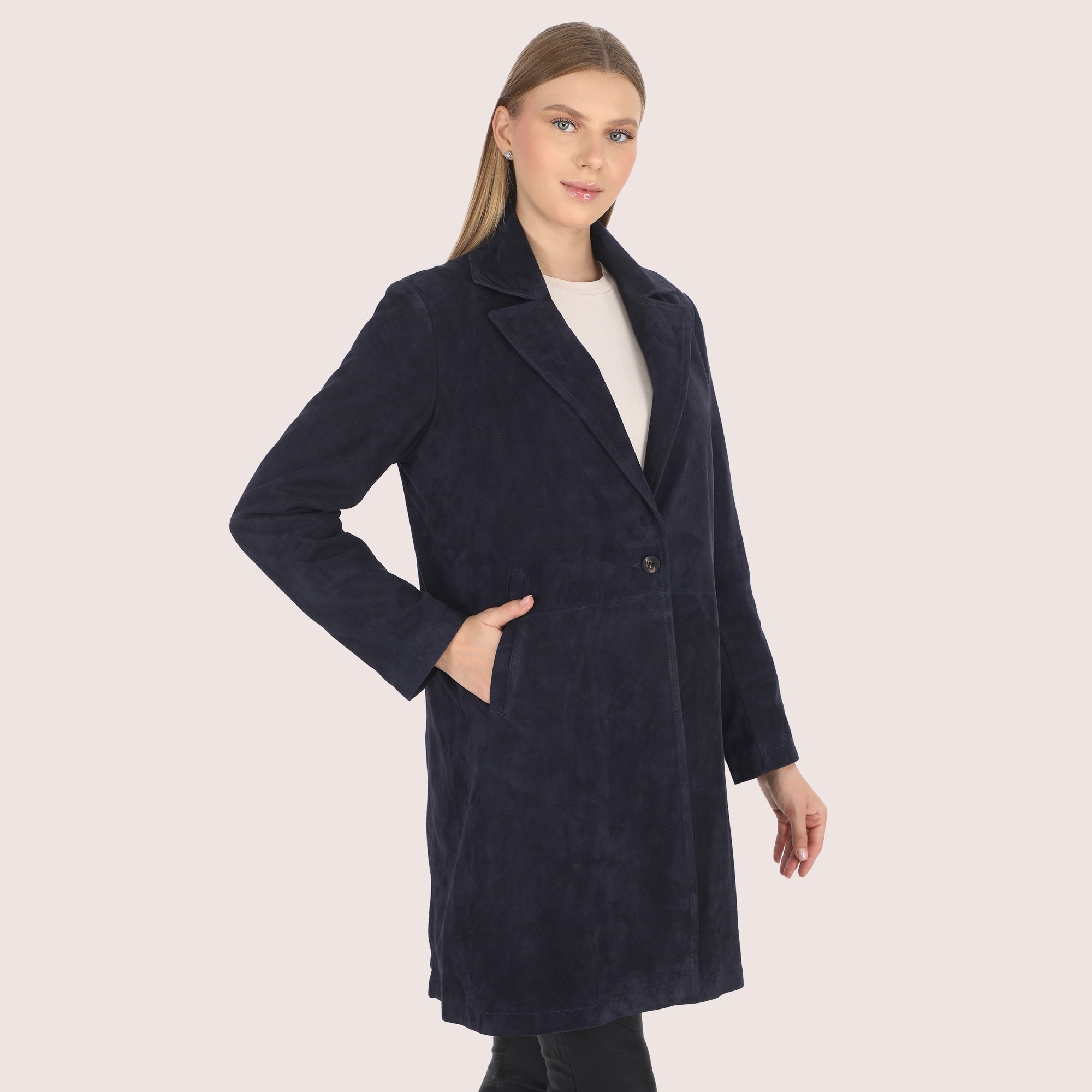 Diana Goat Suede Jacket