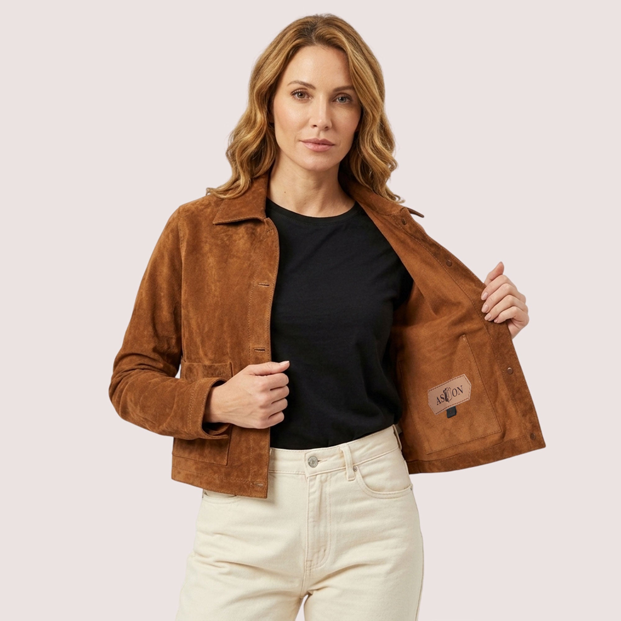 Penelope Goat Suede Jacket