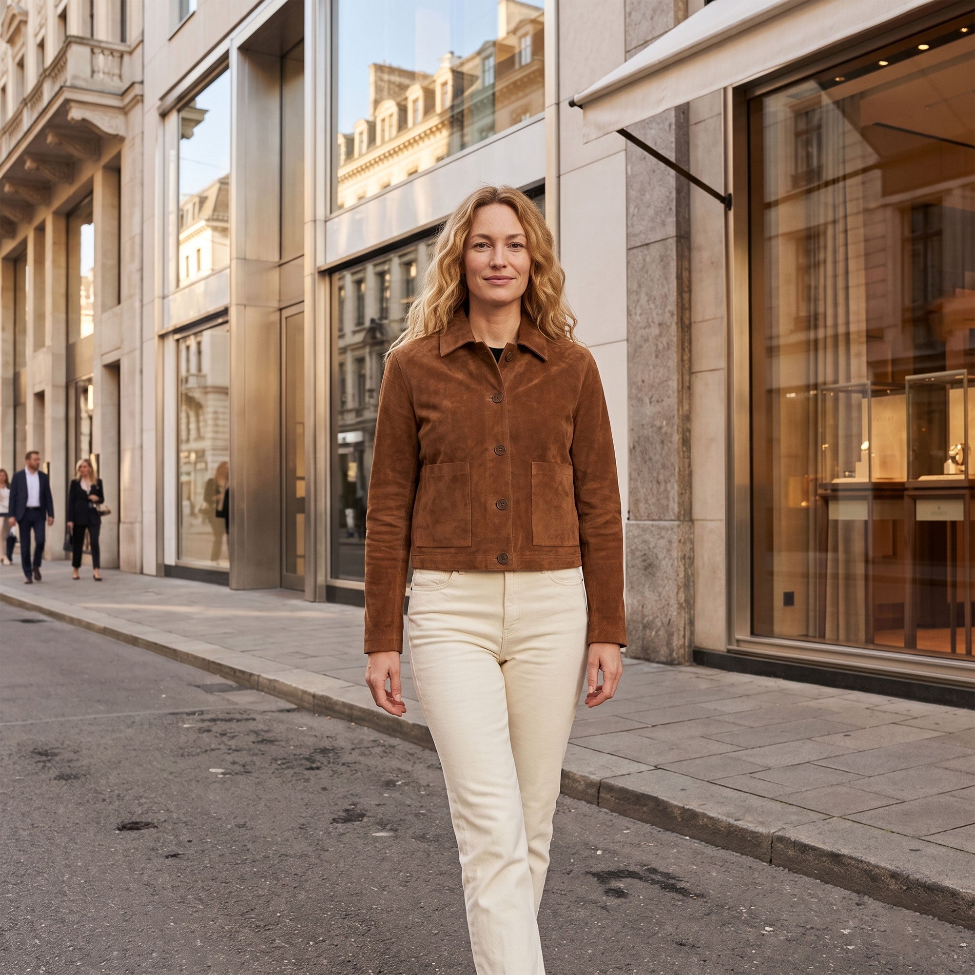 Penelope Goat Suede Jacket-5