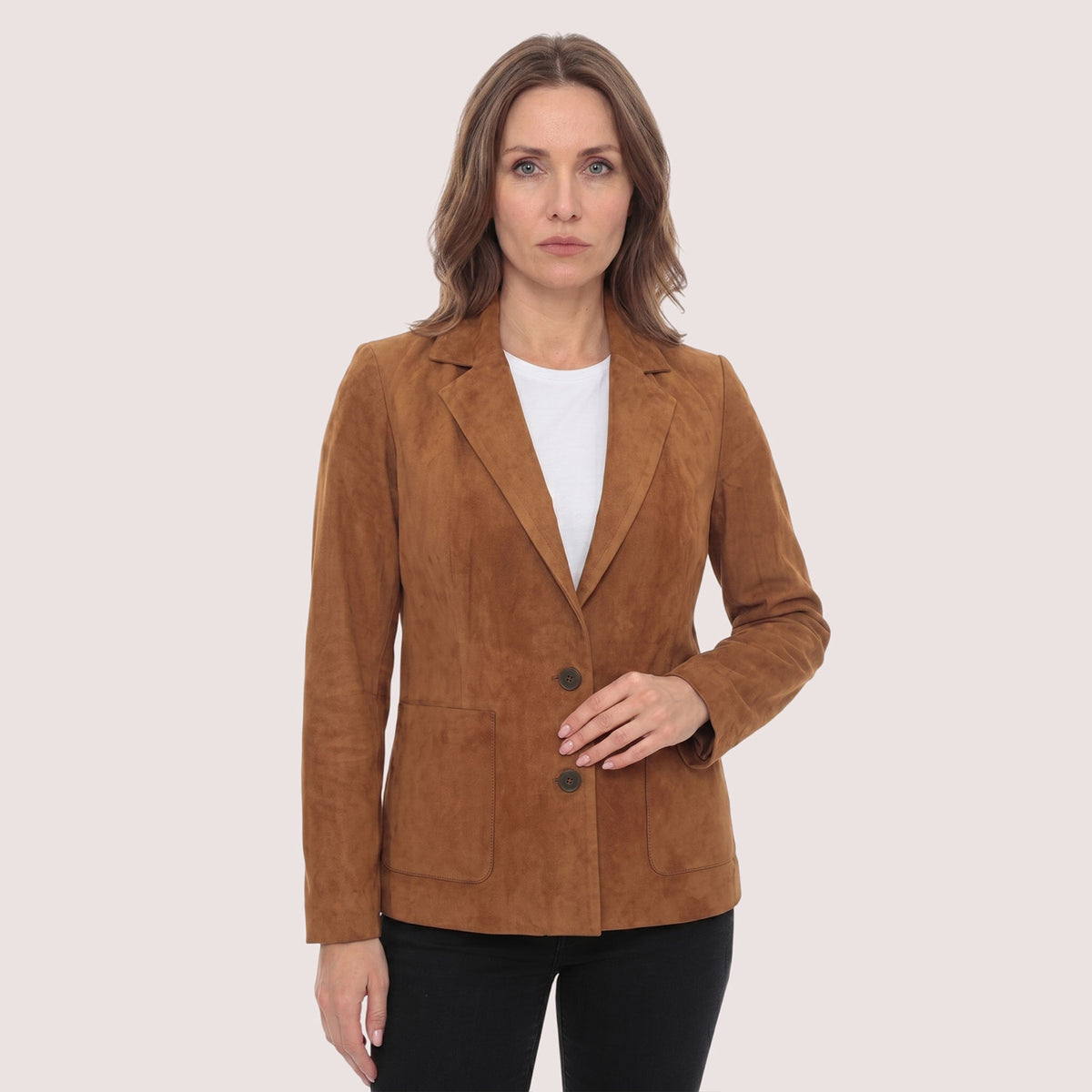 Grace Metis Goat Suede Jacket