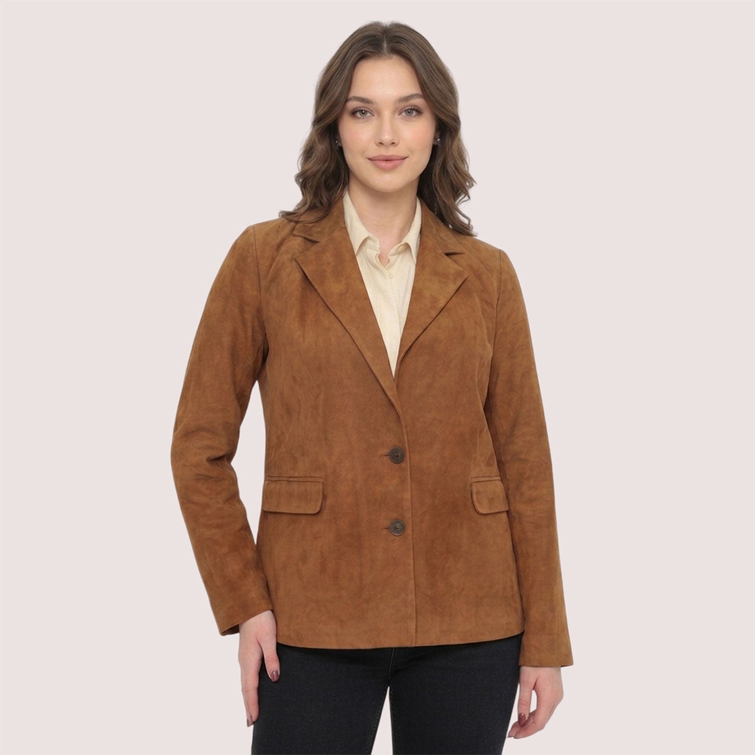 Victoria Metis Goat Suede Jacket