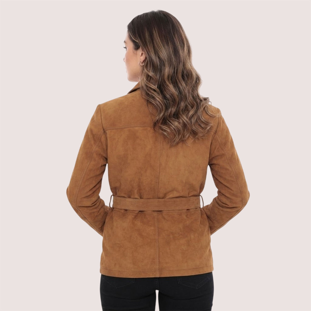 Helen Goat Suede Safari Jacket-3