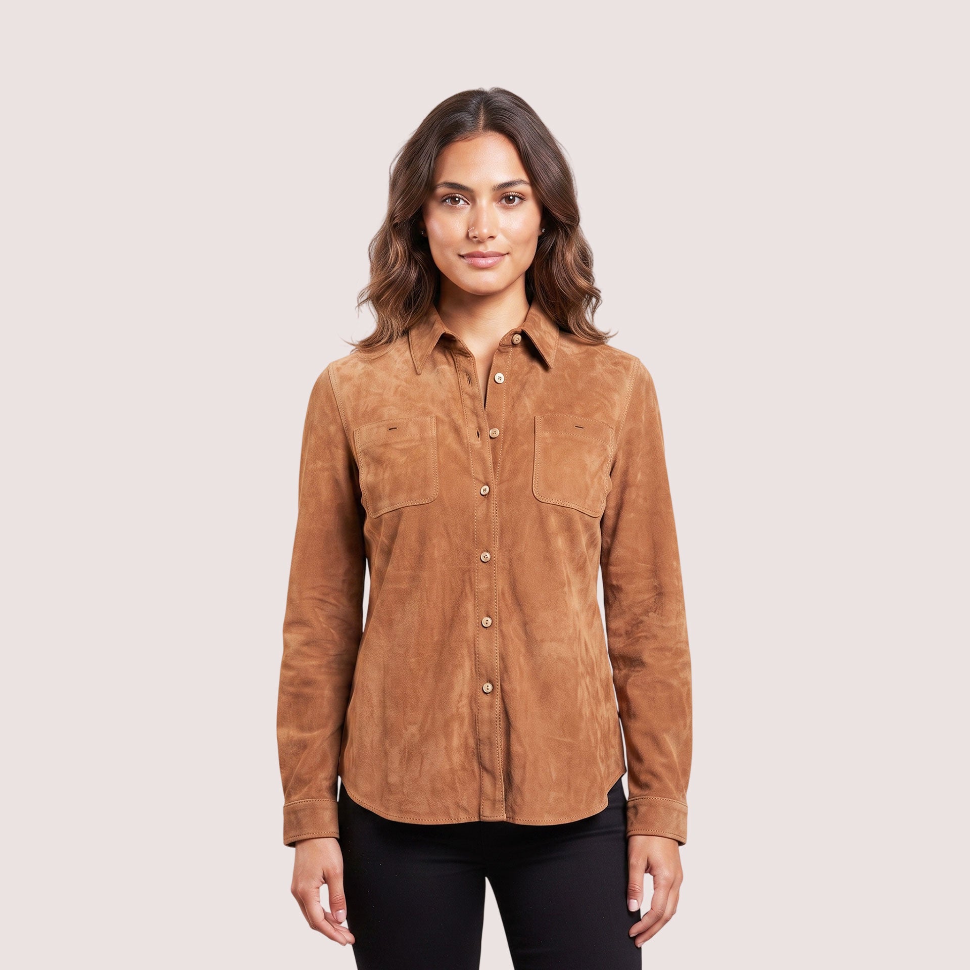Katie Goat Suede Shirt