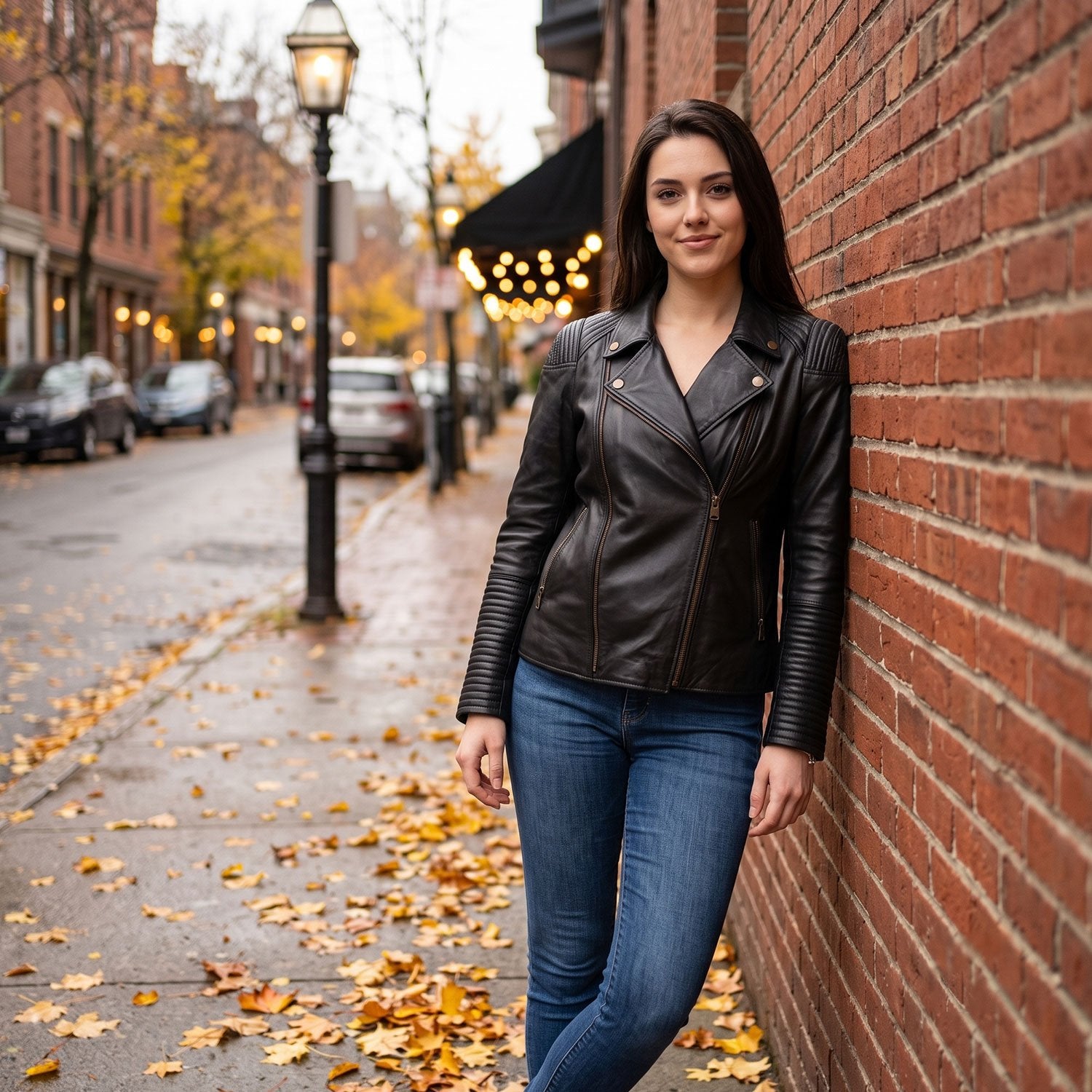 Leah Lambskin Jacket-14