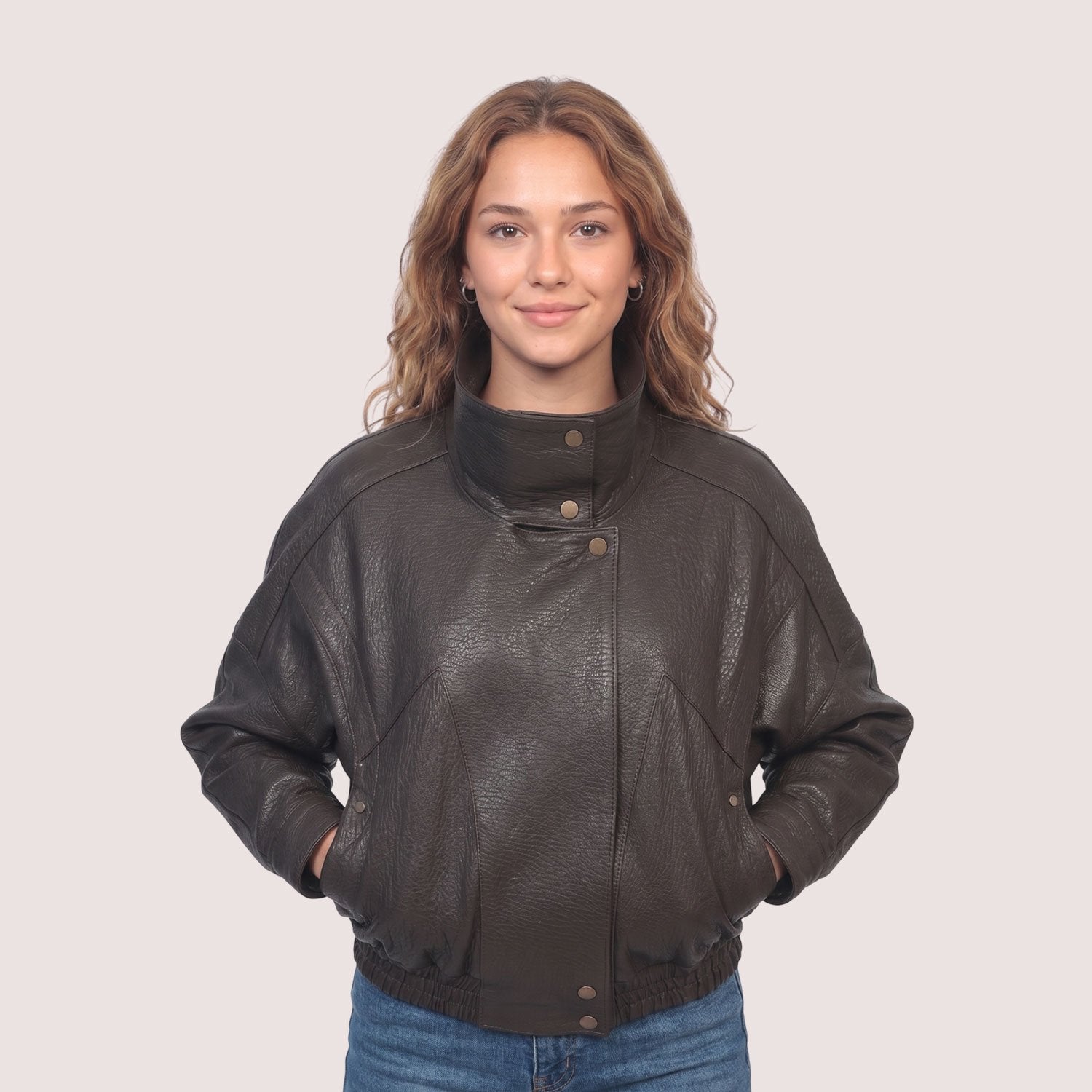 Sophia Lambskin Jacket
