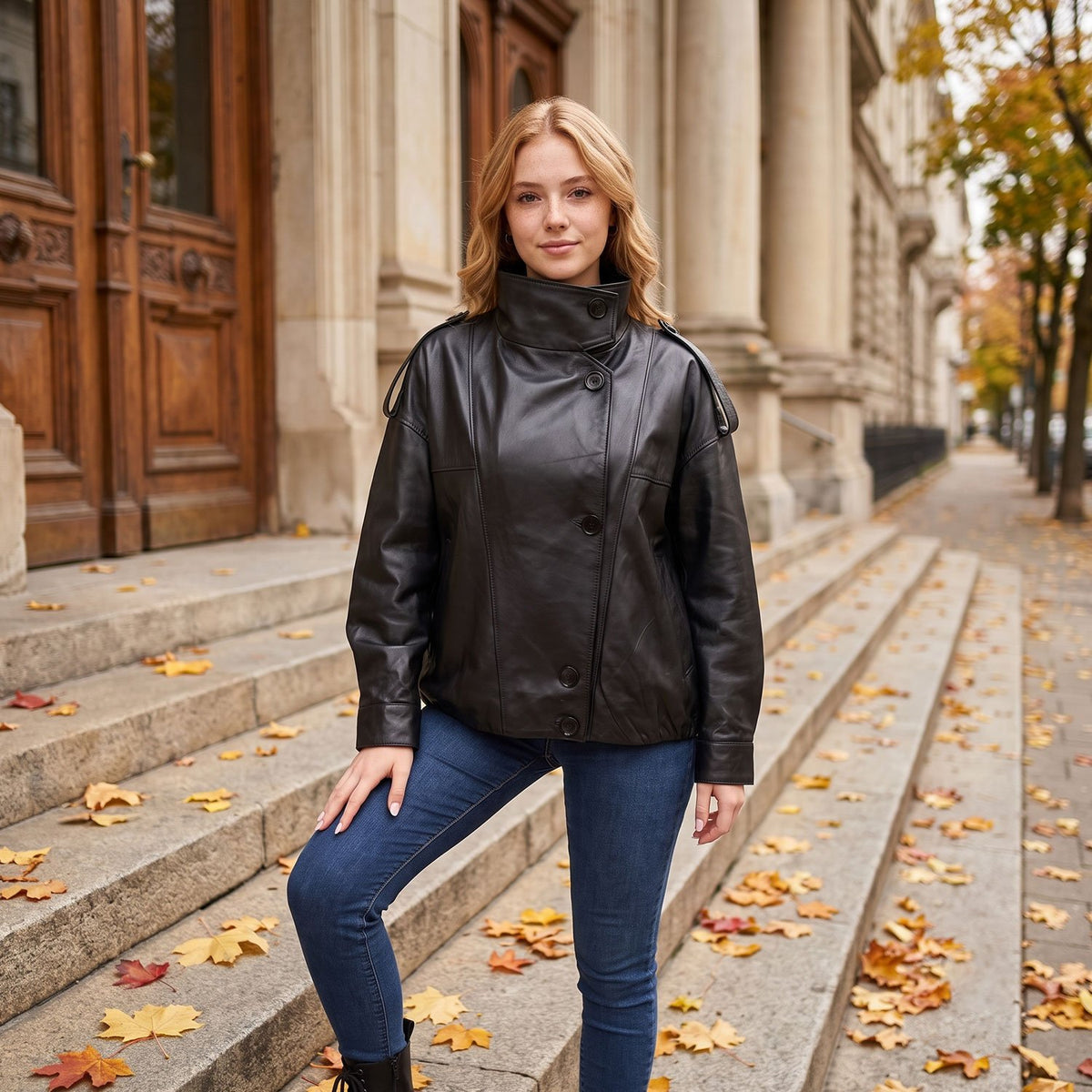 Emma Lambskin Jacket-10