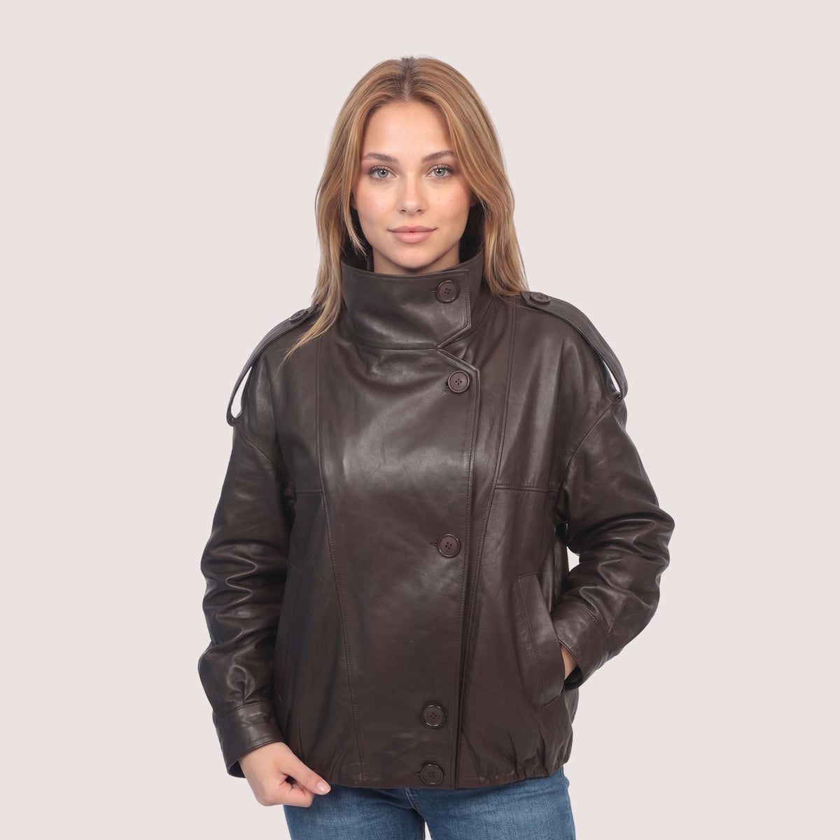 Emma Lambskin Jacket