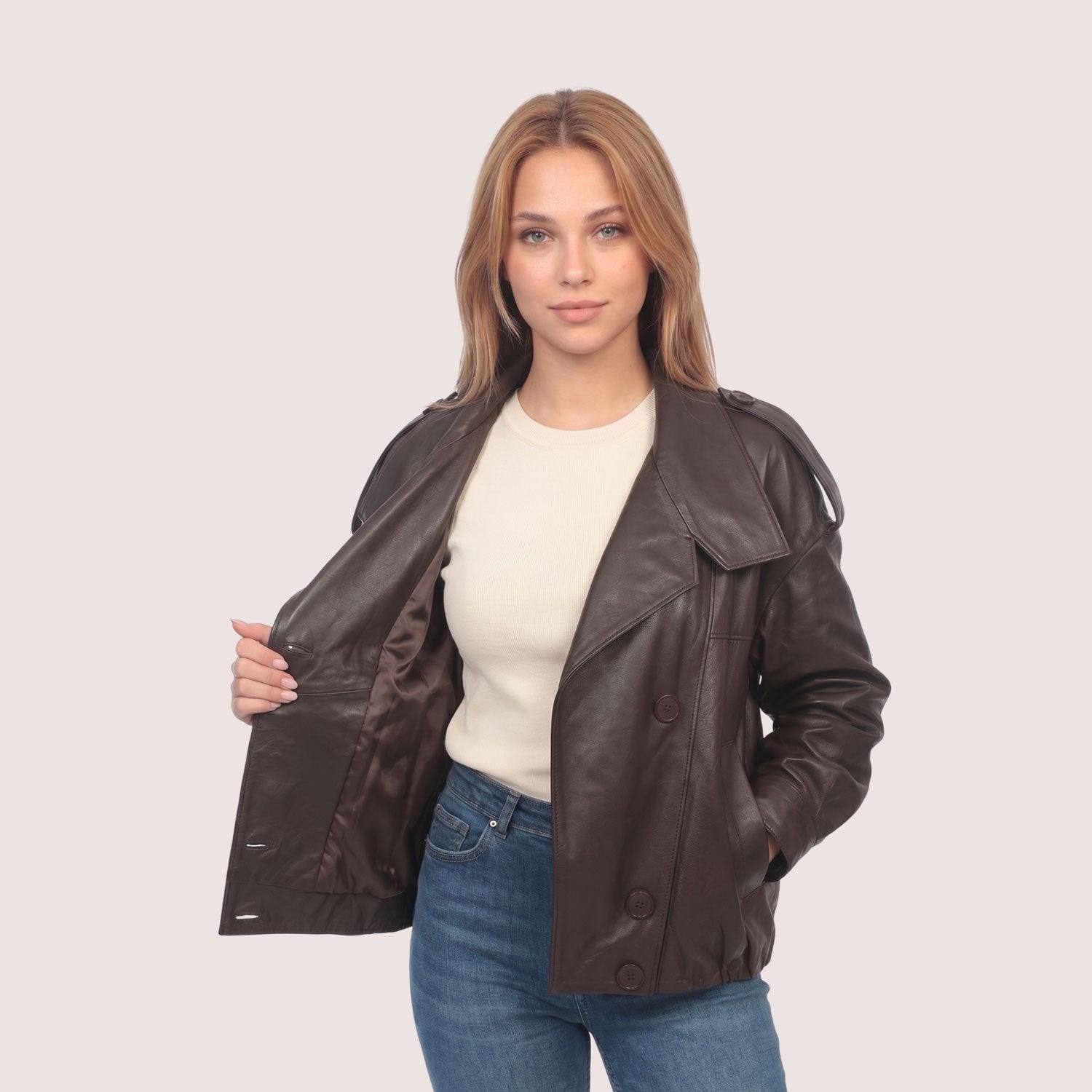 Emma Lambskin Jacket