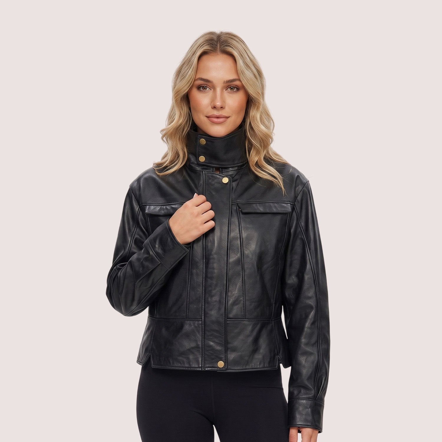 Charlotte Lambskin Jacket