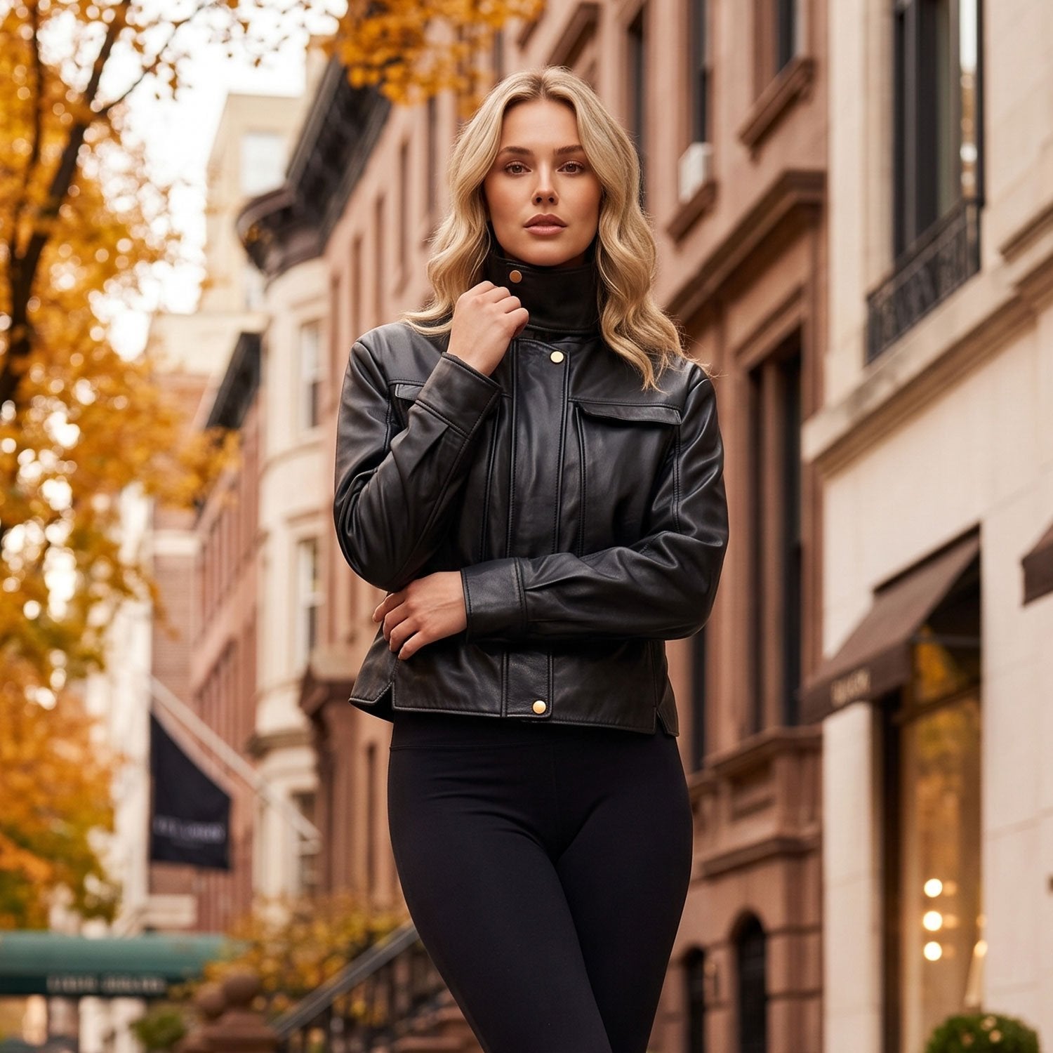 Charlotte Lambskin Jacket-5