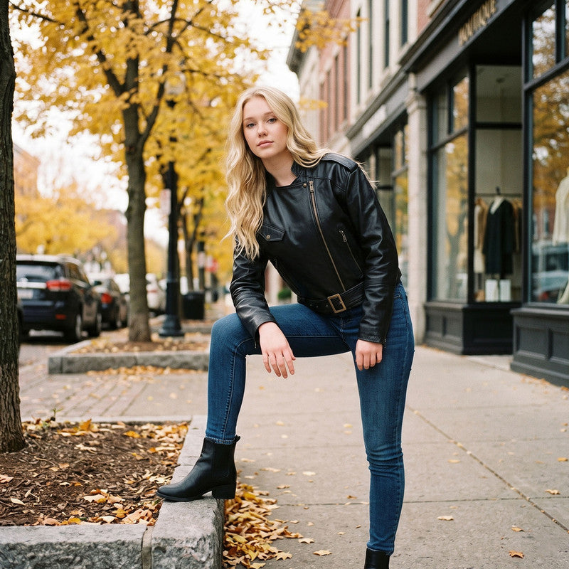 Amelia Lambskin Jacket-4