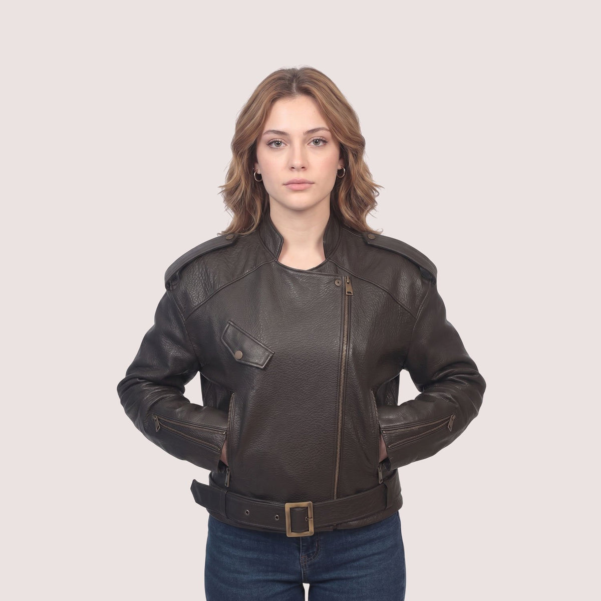 Amelia Lambskin Jacket-6