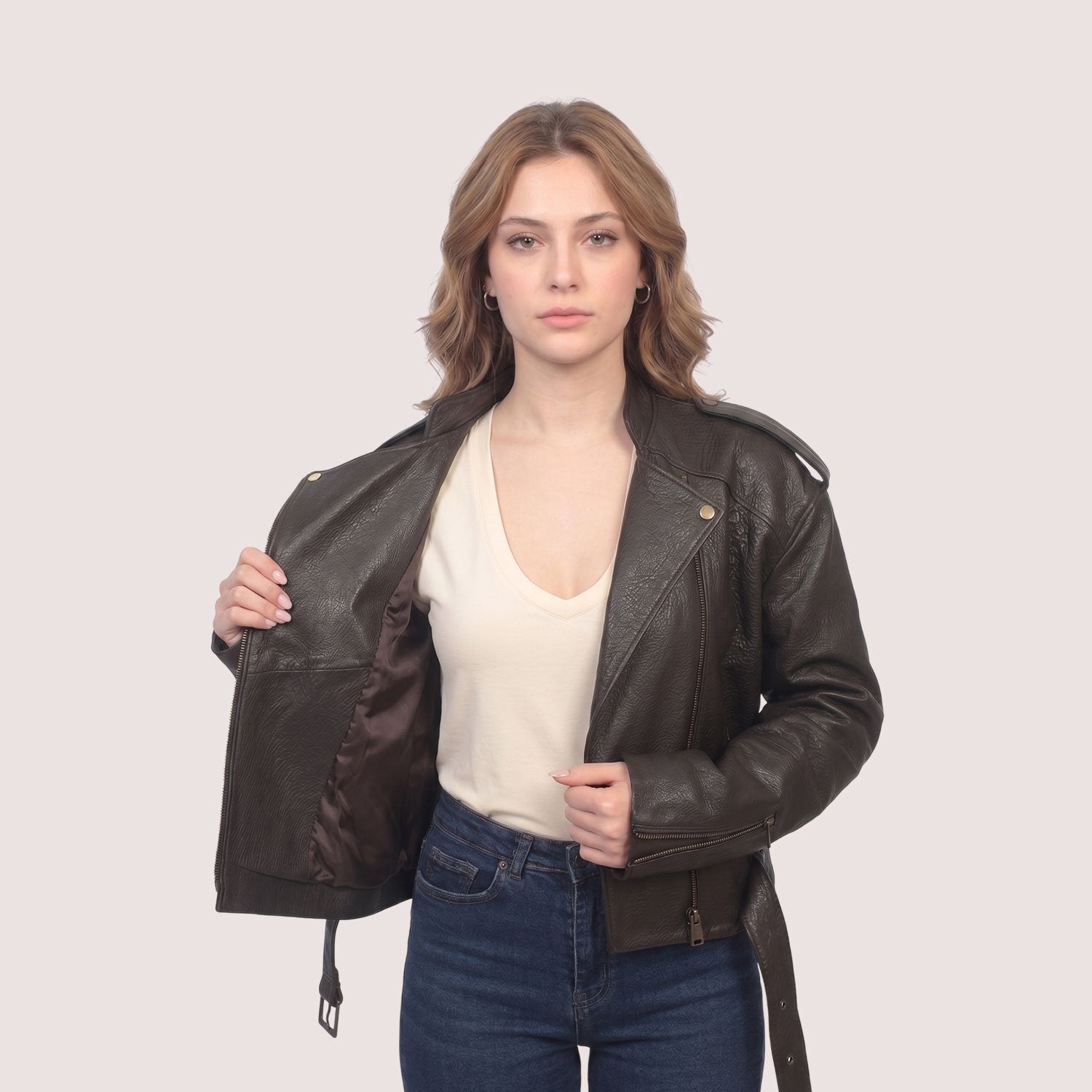 Amelia Lambskin Jacket-8