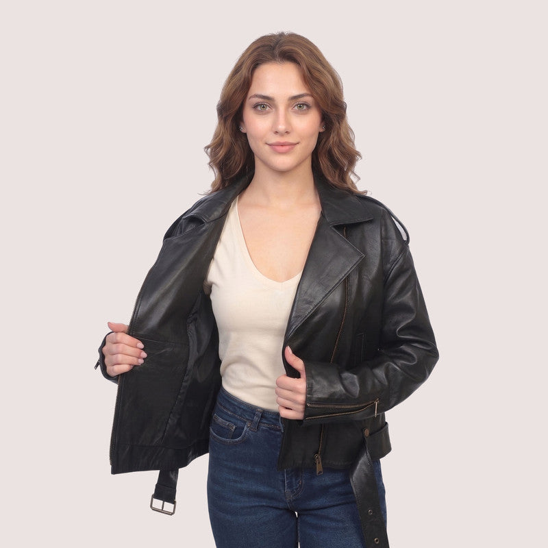 Abigail Lambskin Jacket-8