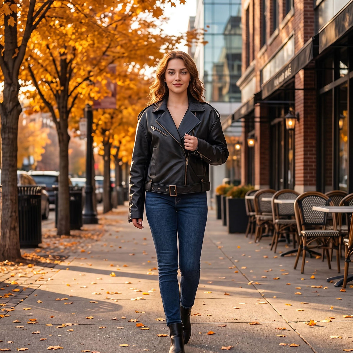 Abigail Lambskin Jacket-9