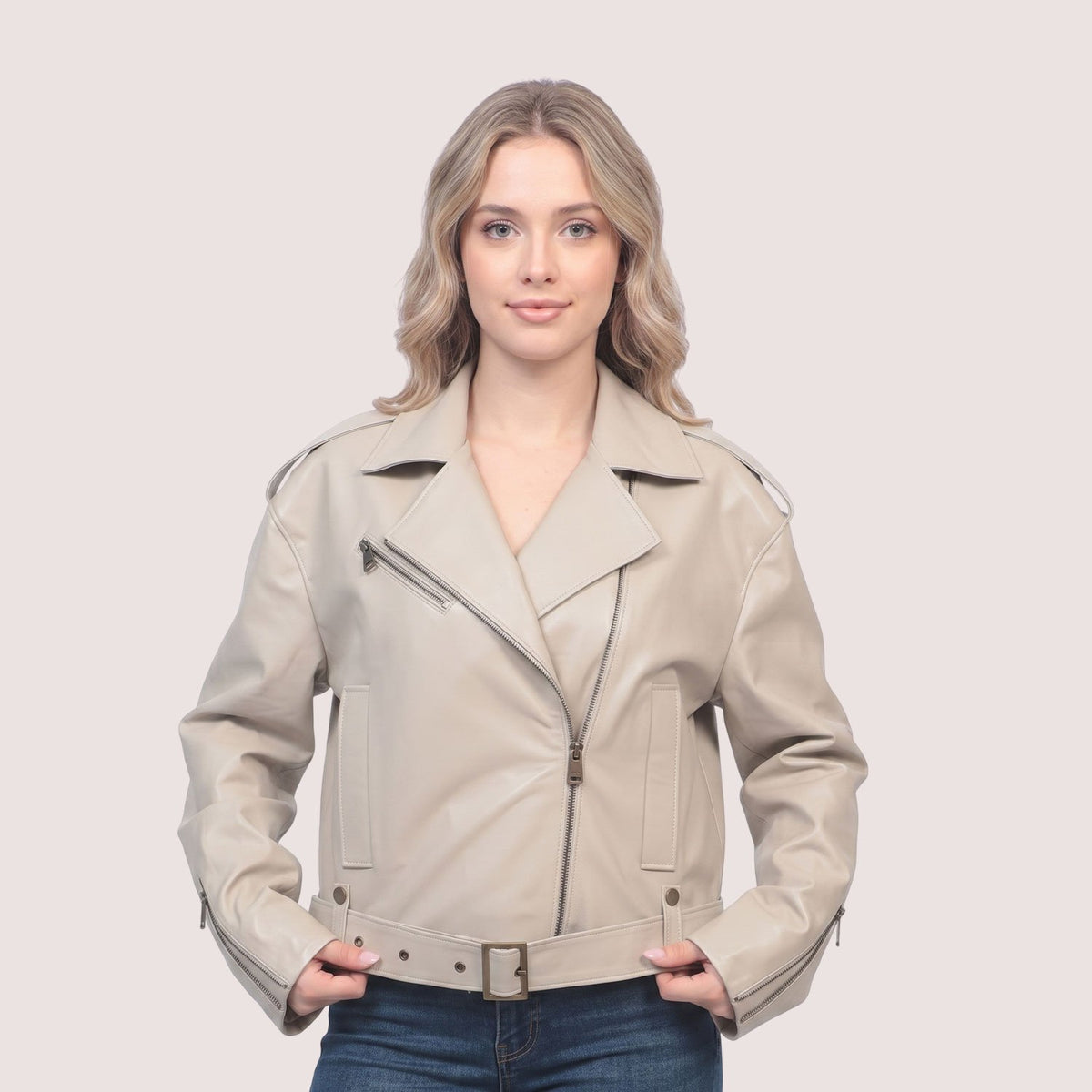 Abigail Lambskin Jacket