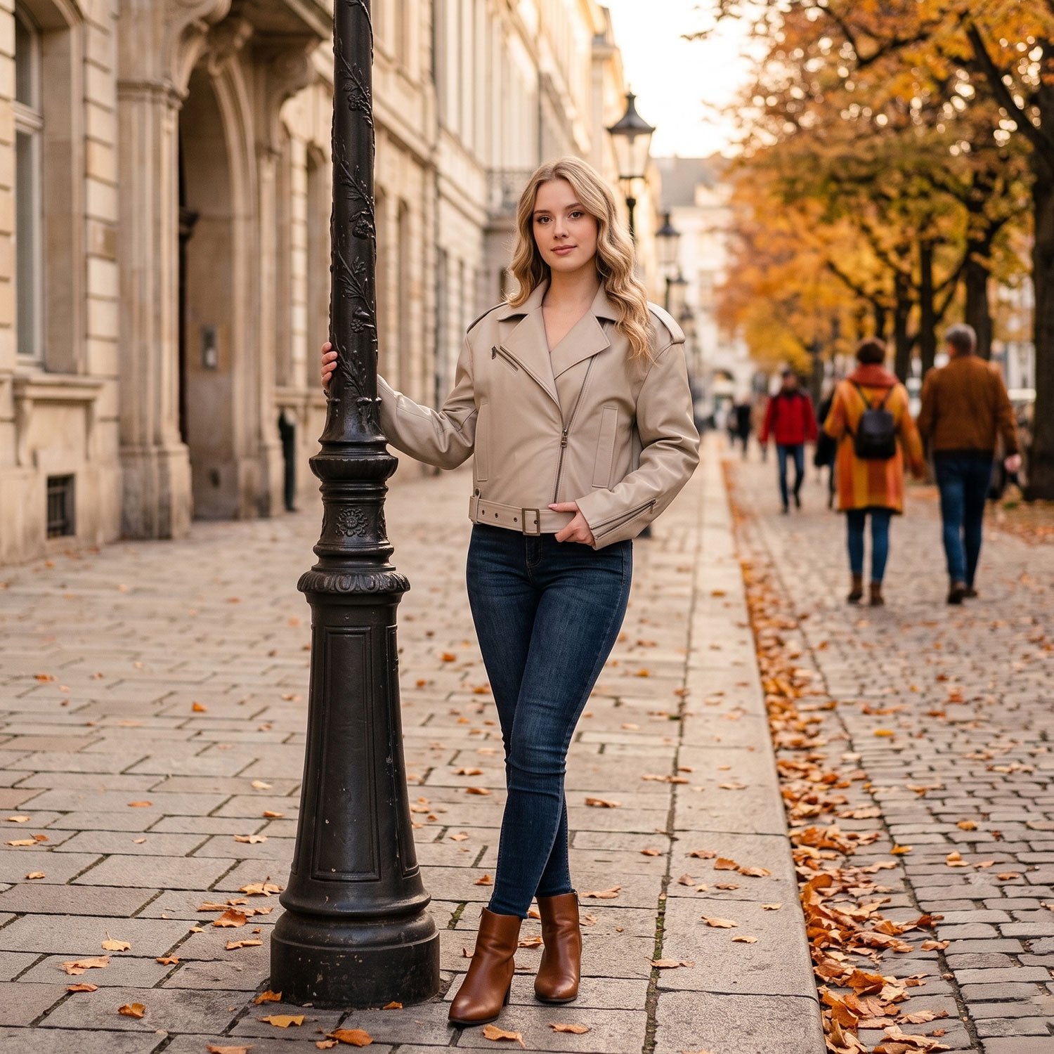 Abigail Lambskin Jacket-4