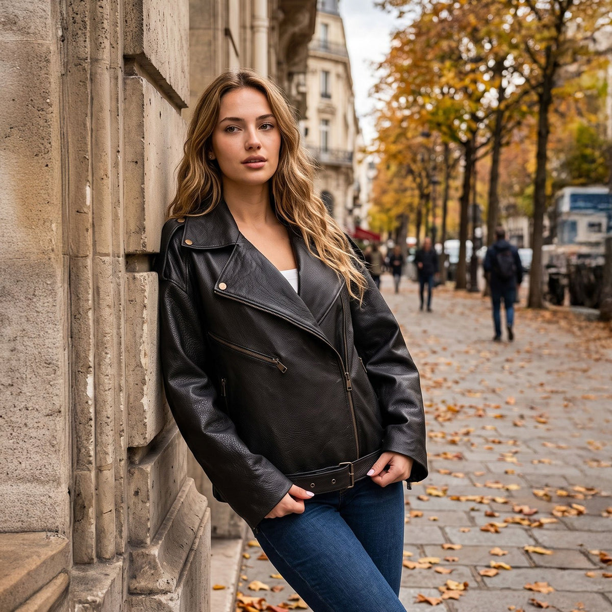 Elizabeth Lambskin Jacket-4