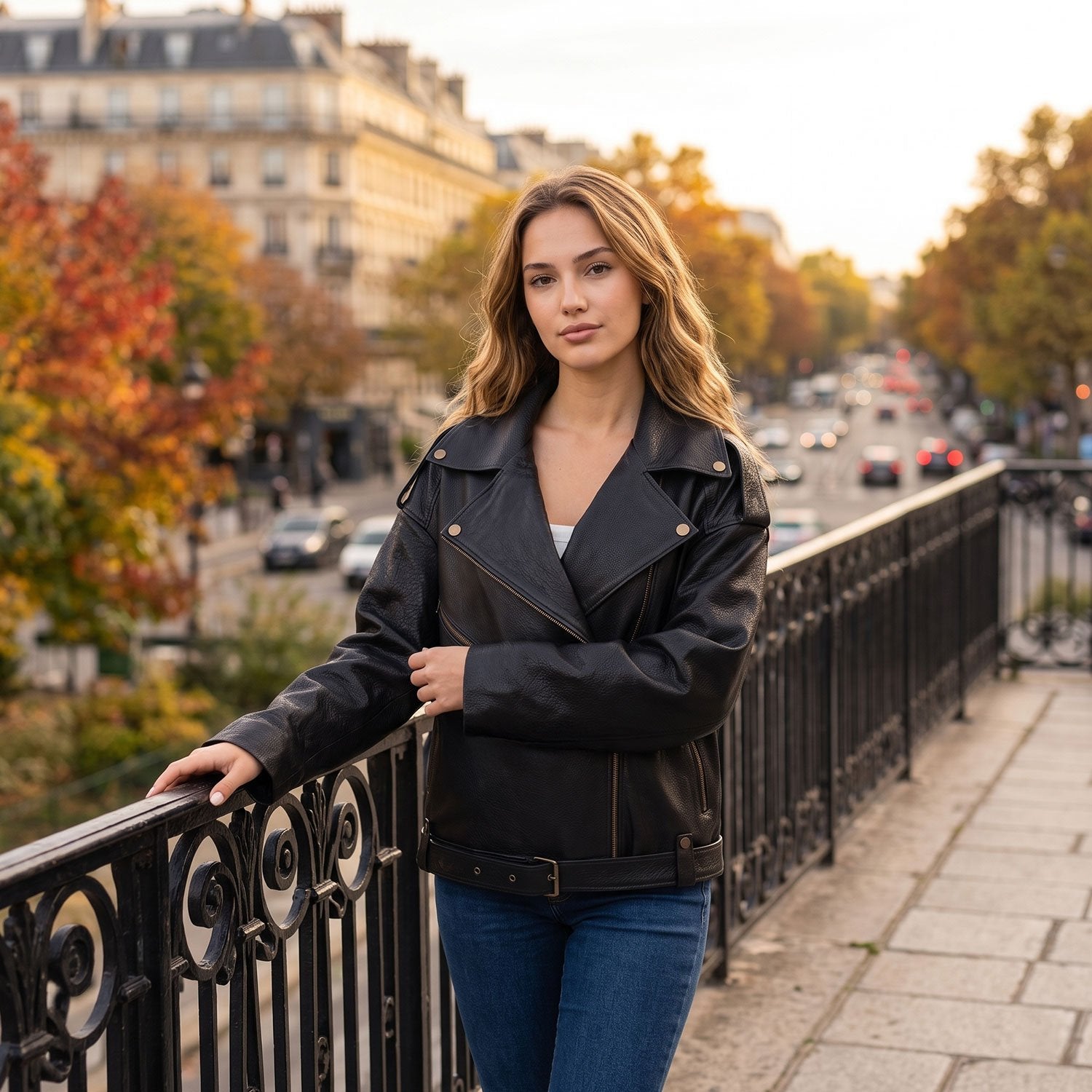 Elizabeth Lambskin Jacket-5