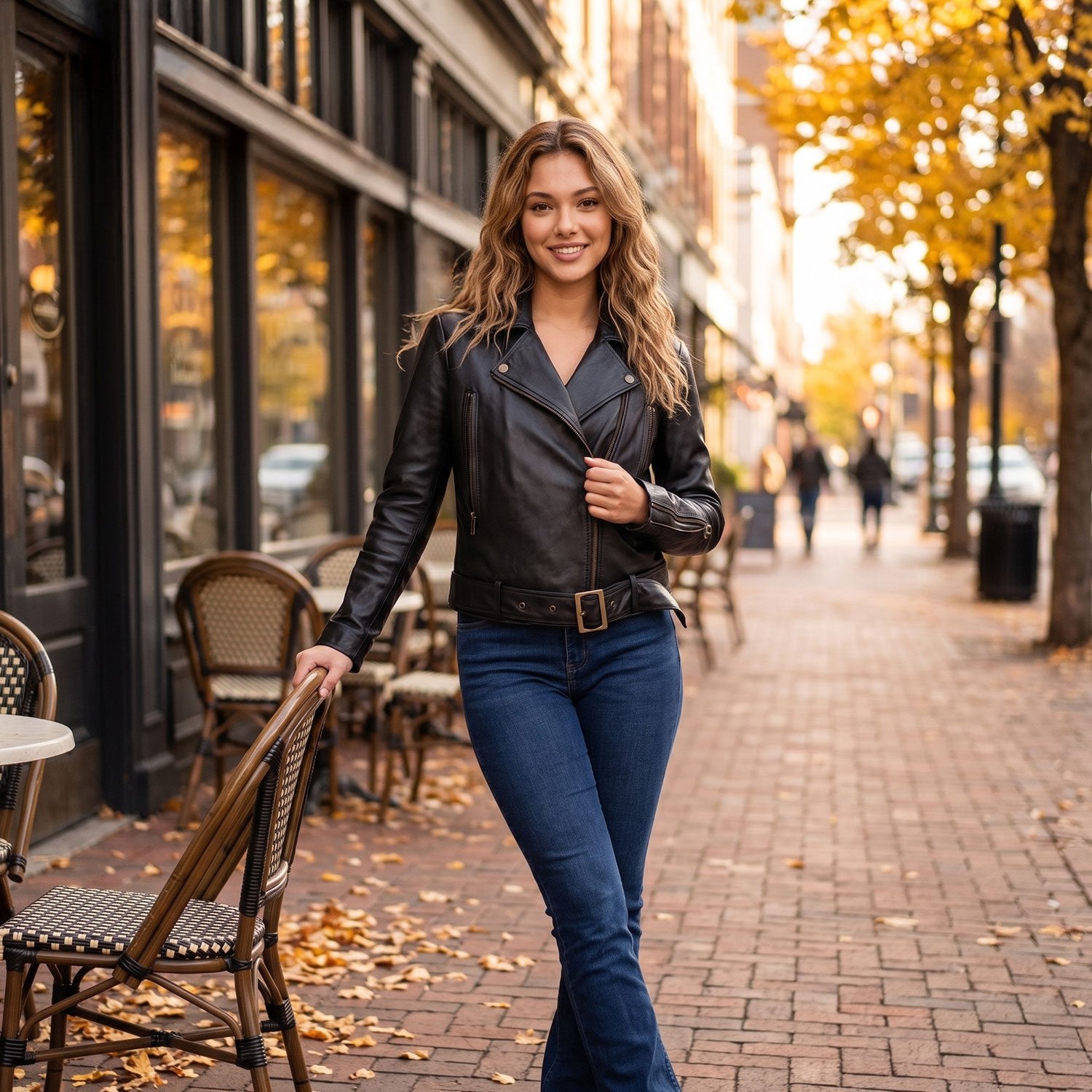 Madison Lambskin Jacket-9