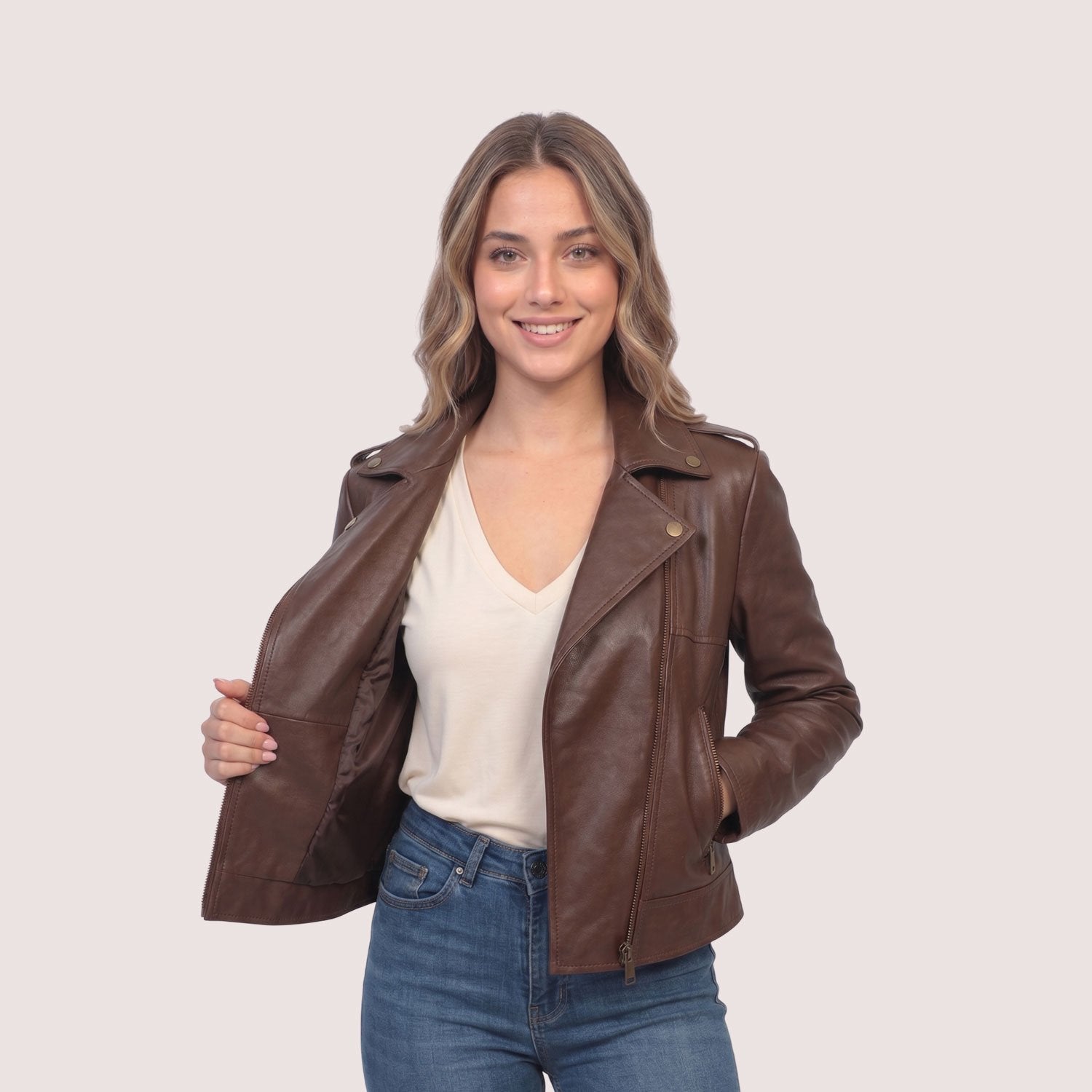 Leah Lambskin Jacket-3