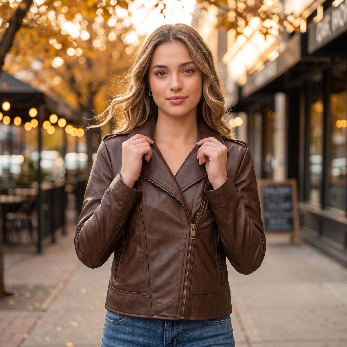 Leah Lambskin Jacket-4
