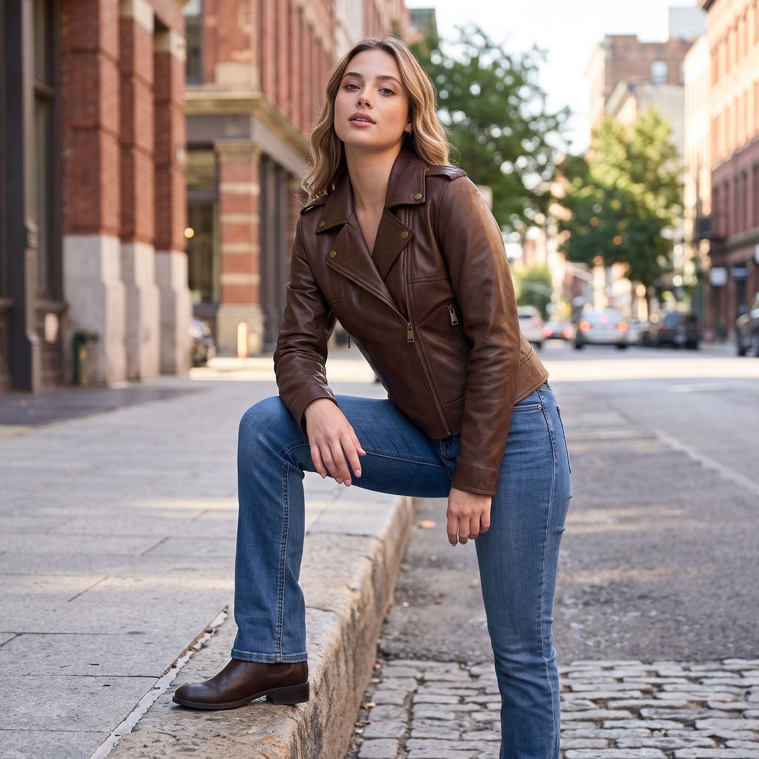 Leah Lambskin Jacket-5