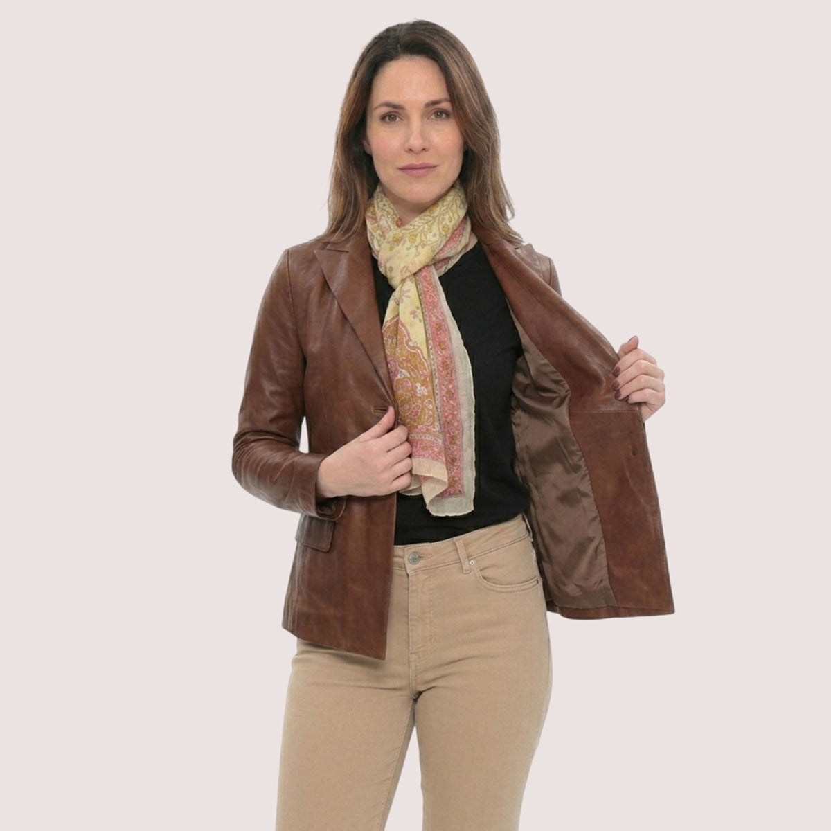 Tessa Lambskin Jacket