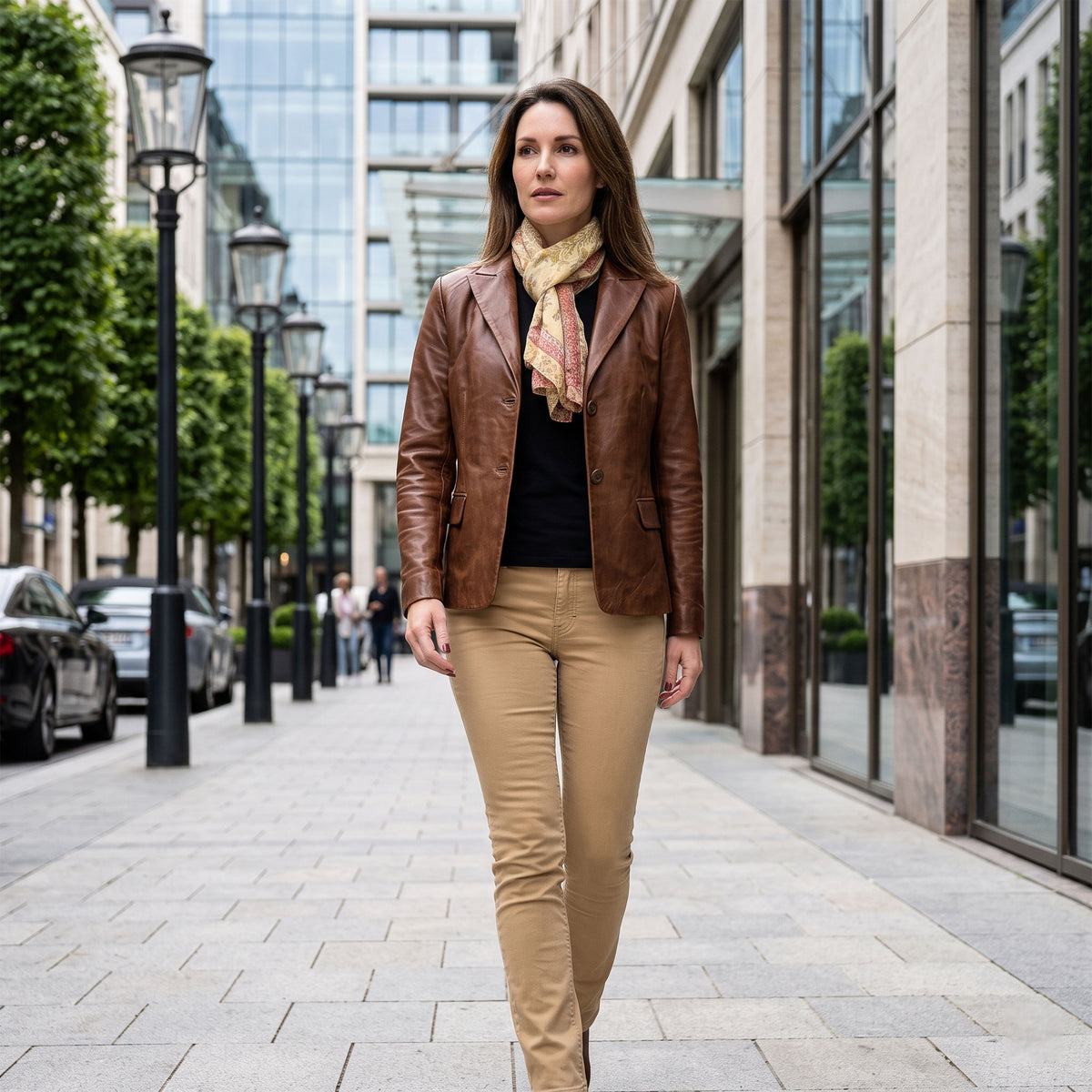 Tessa Lambskin Jacket-5