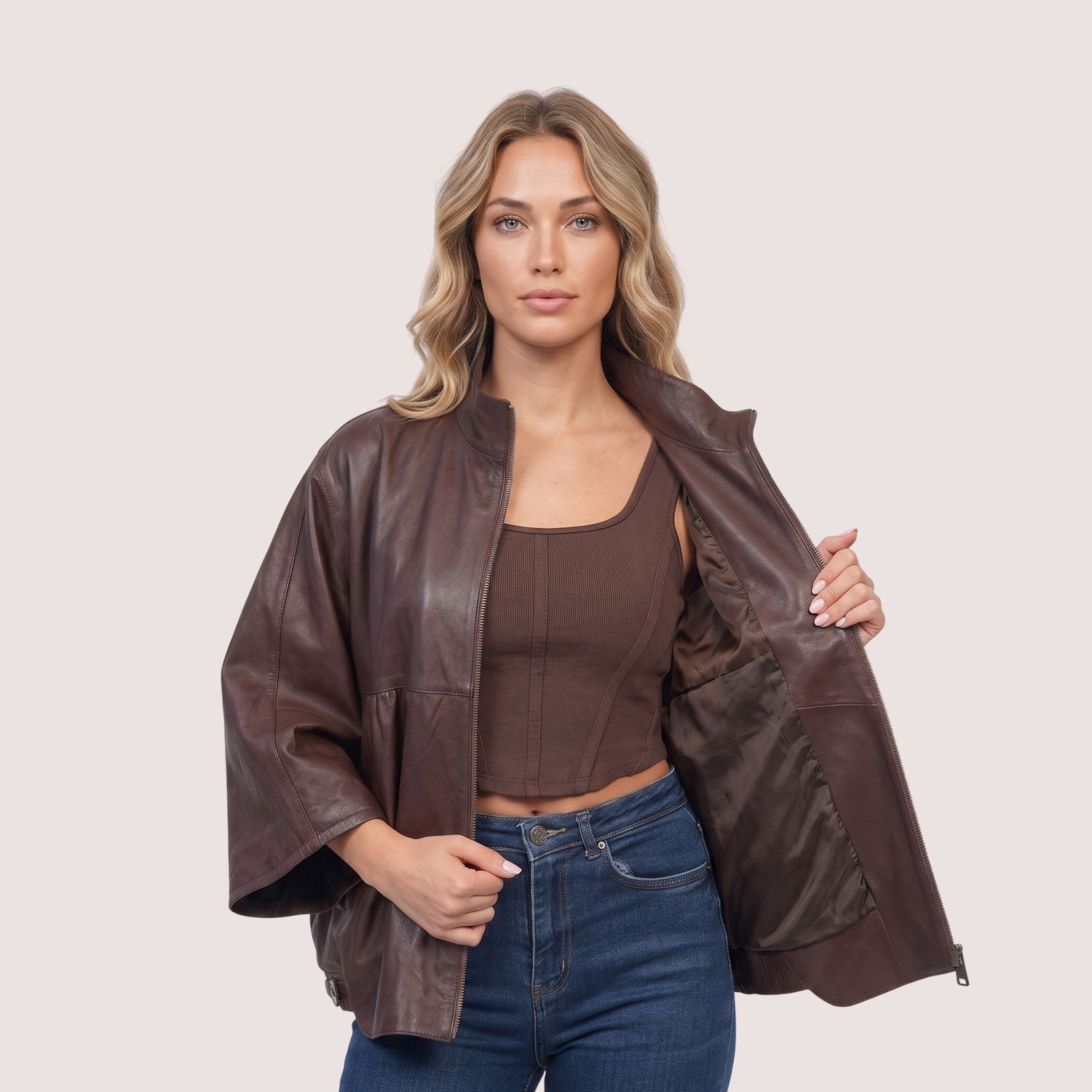 Luna Lambskin Jacket-8