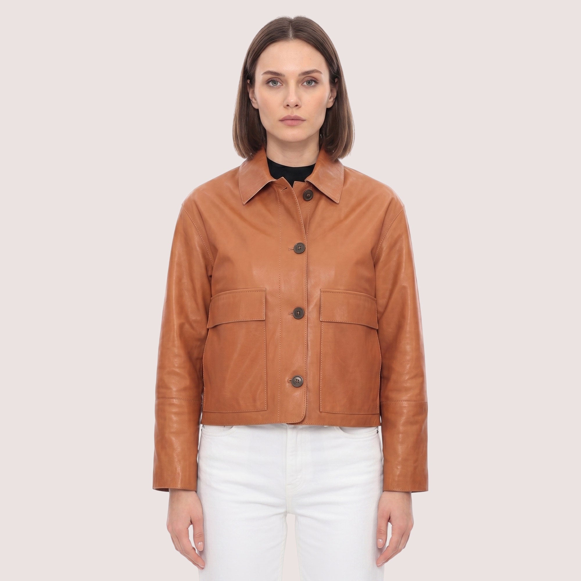 Nora Lambskin Jacket
