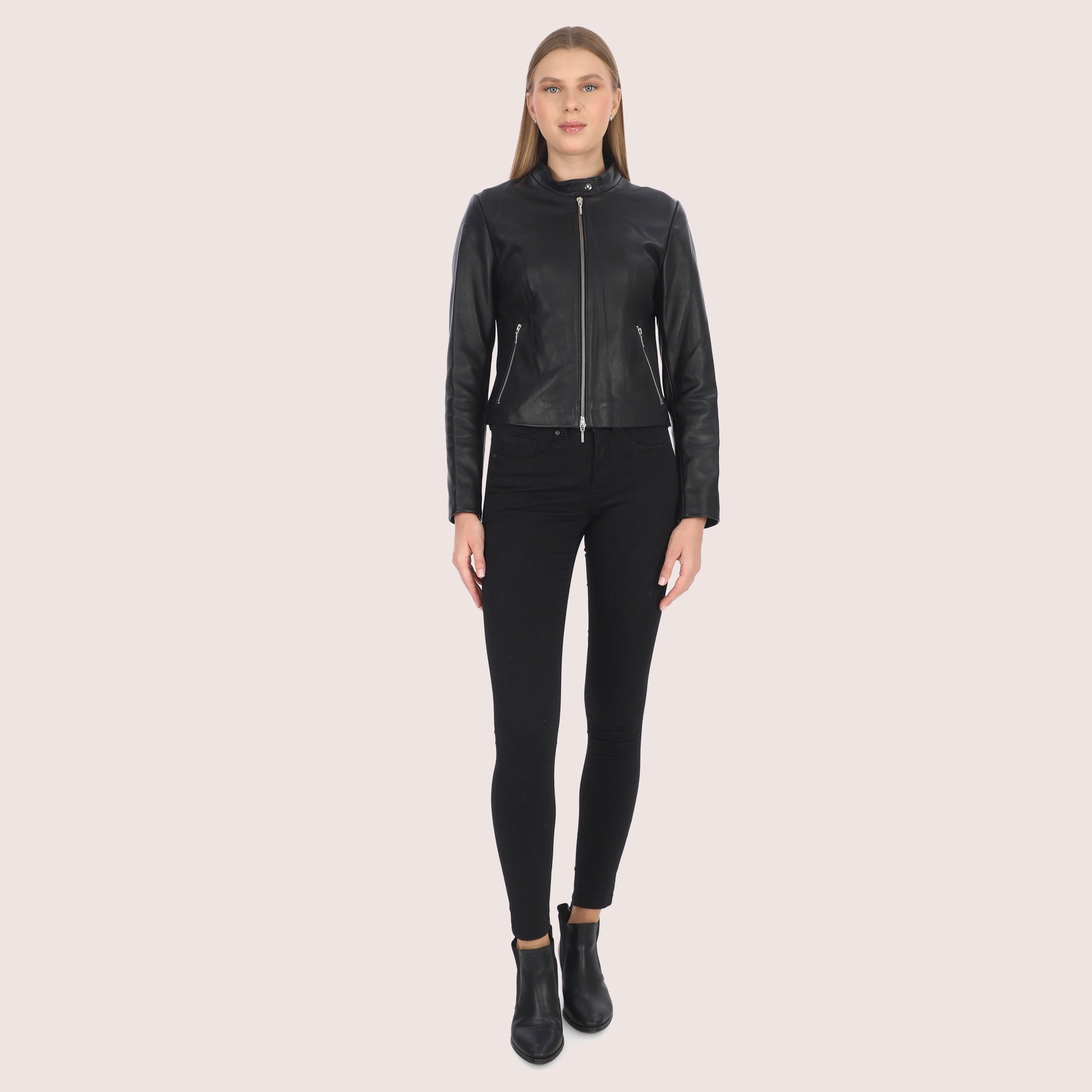 Erica Lambskin Jacket-5