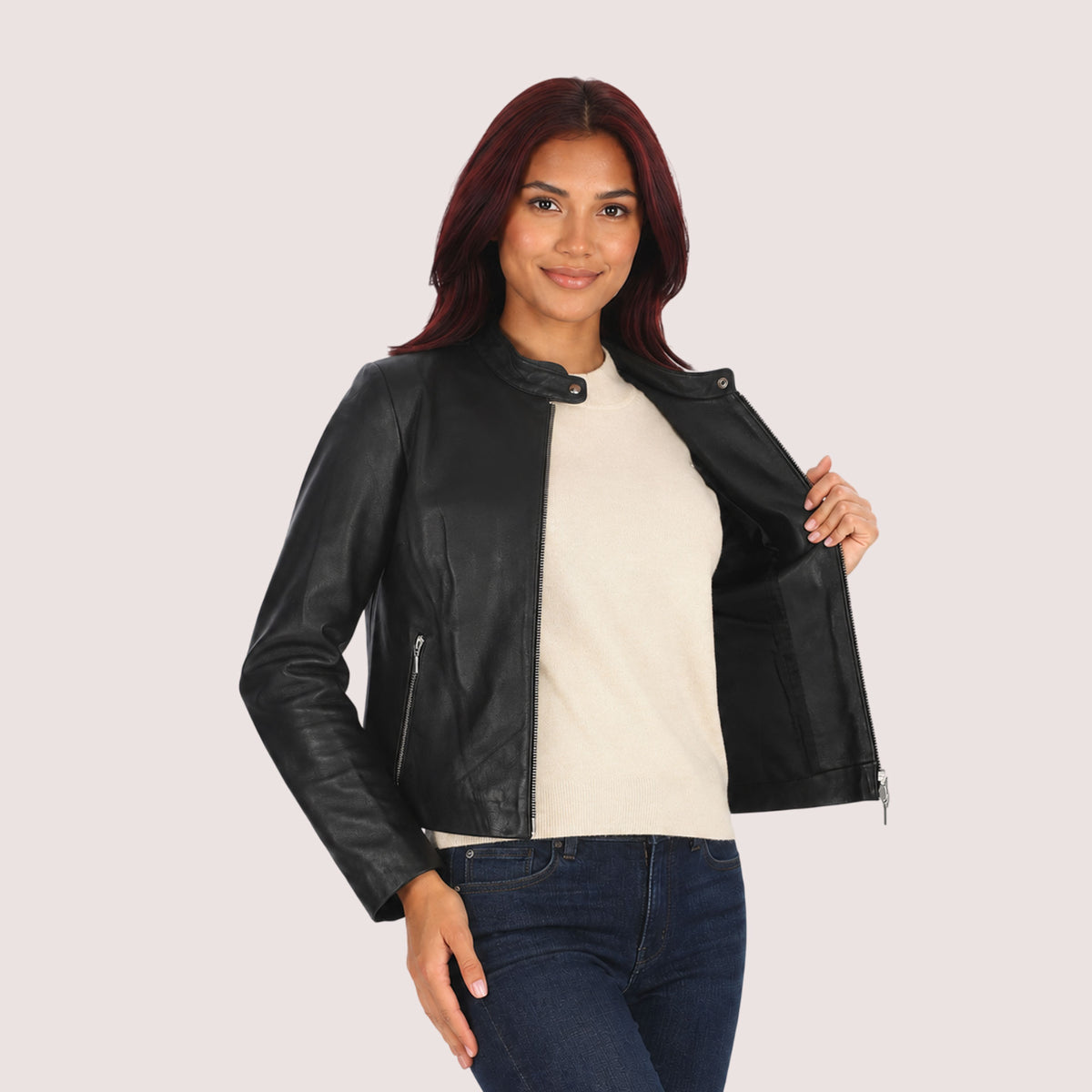 Erica Lambskin Jacket-3